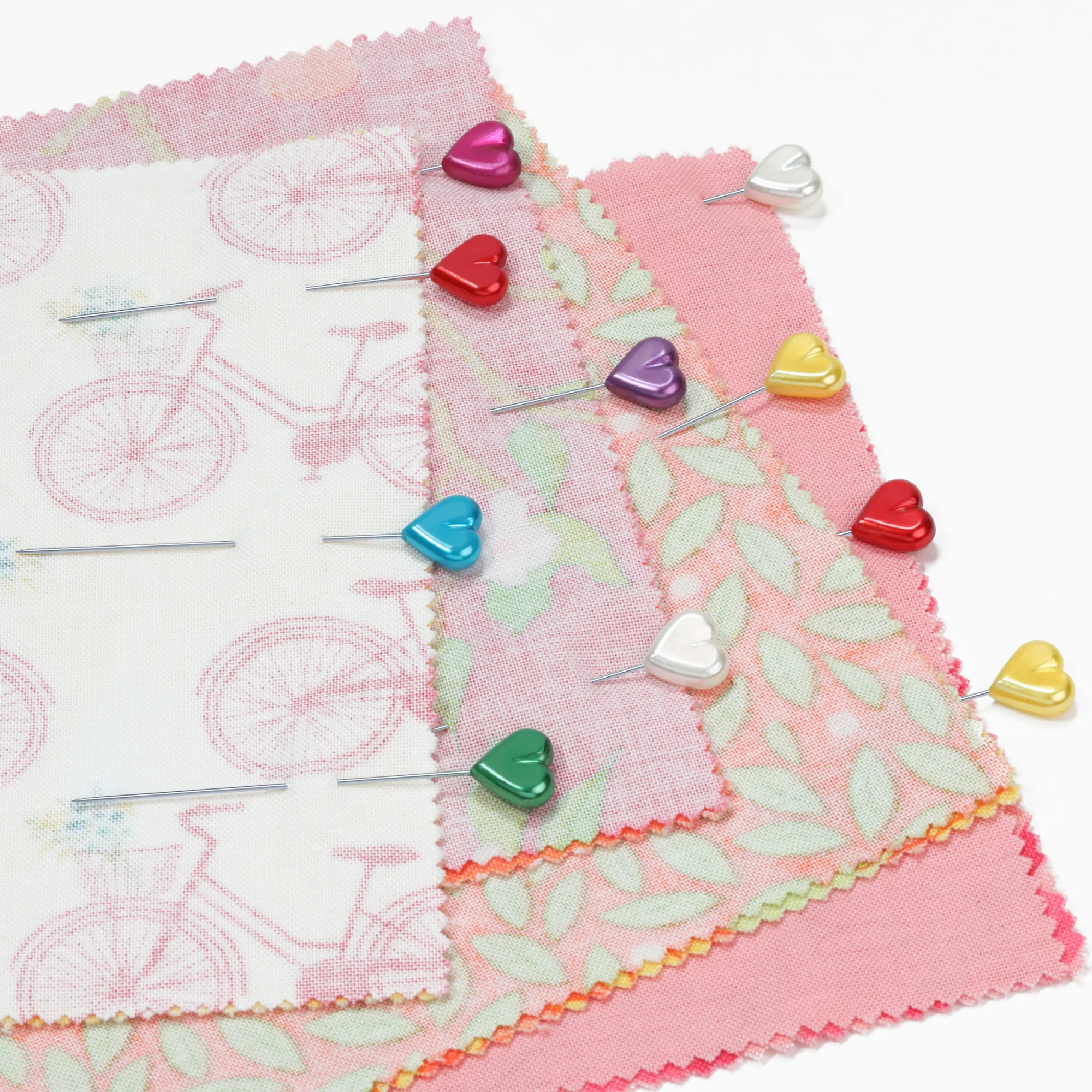 2-1/8" Heart Pearlized Pins, Assorted, 35 pc - Image 6