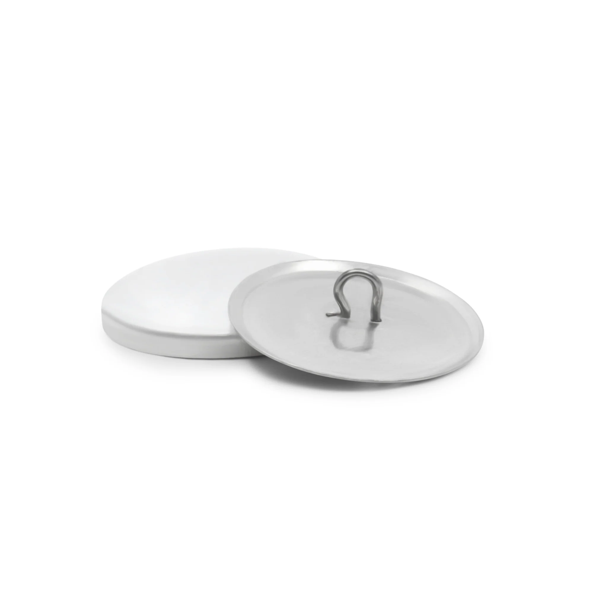 1-1/8" Cover Button Kit, Nickel - Image 2