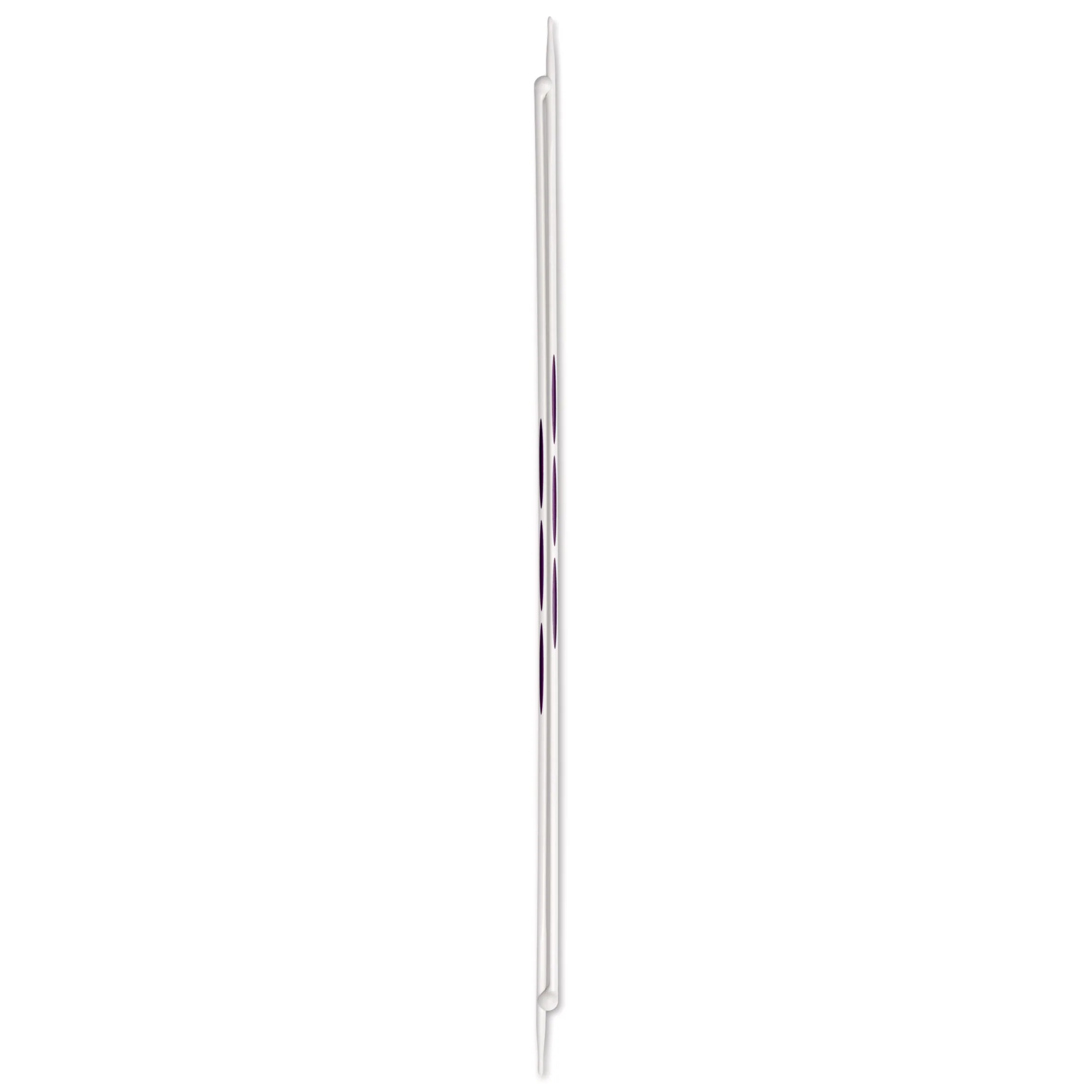 12" Ergonomic Single Point Knitting Needles, US 2 (3mm) - Image 2