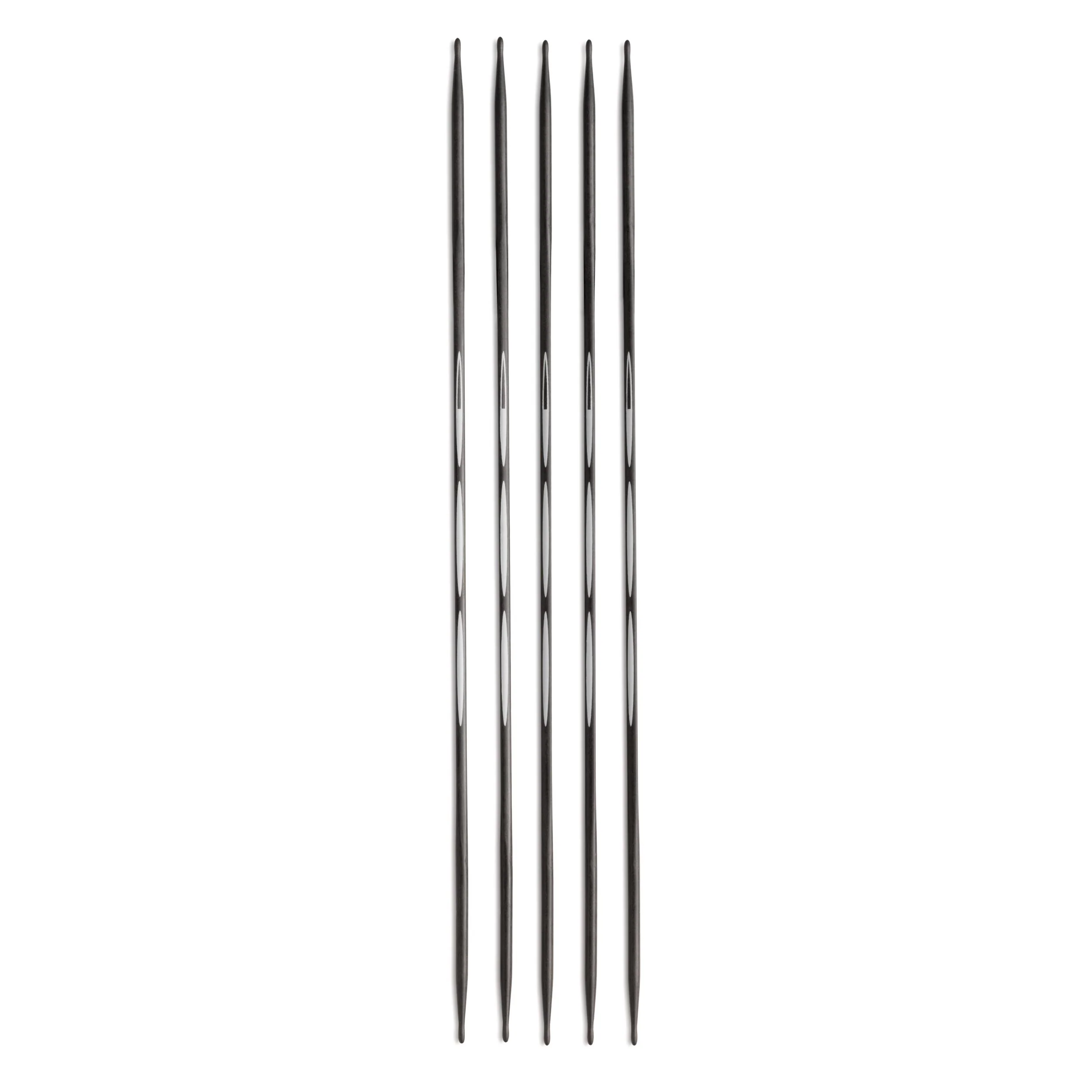 8" Ergonomic Double Point Knitting Needles, Carbon, US 1.5 (2.5mm) - Image 2