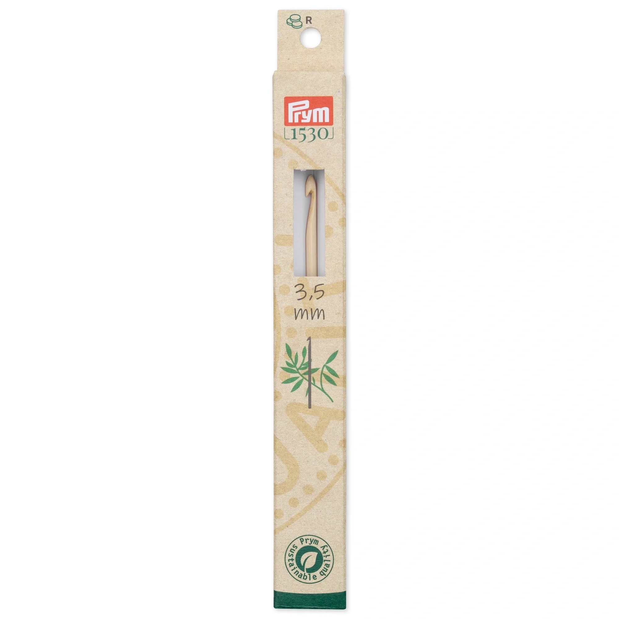 6" Crochet Hook, Bamboo, US E (3.5mm)