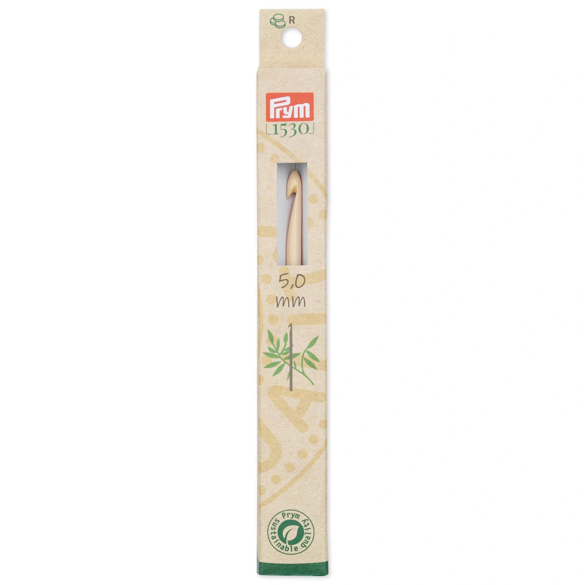 6" Crochet Hook, Bamboo, US H (5mm)