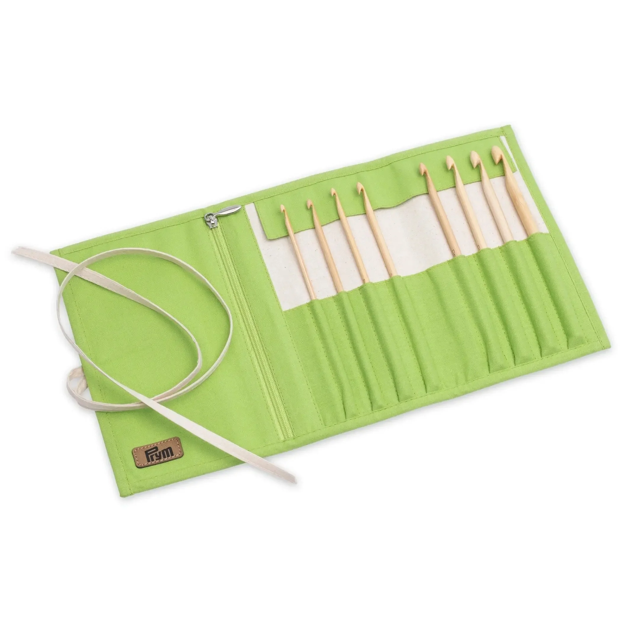 6" Crochet Hook Set, Bamboo, 3.5-8mm - Image 2