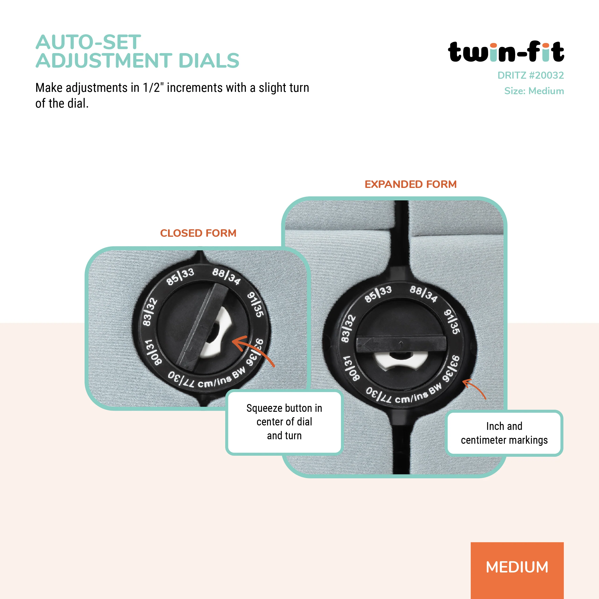 Twin-Fit Adjustable Dress Form, Medium - Image 6