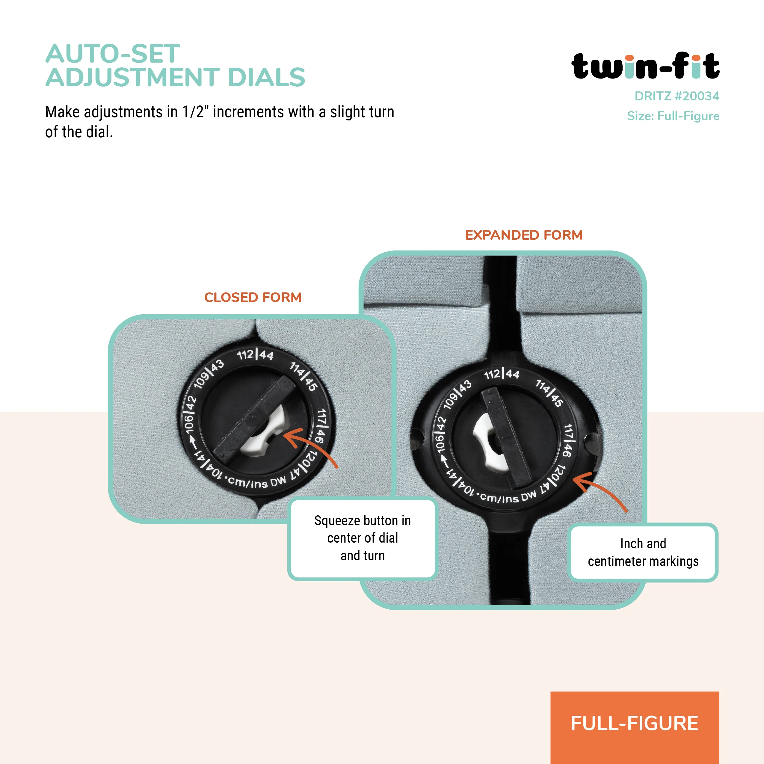 Twin-Fit Adjustable Dress Form, Full-Figure - Image 6