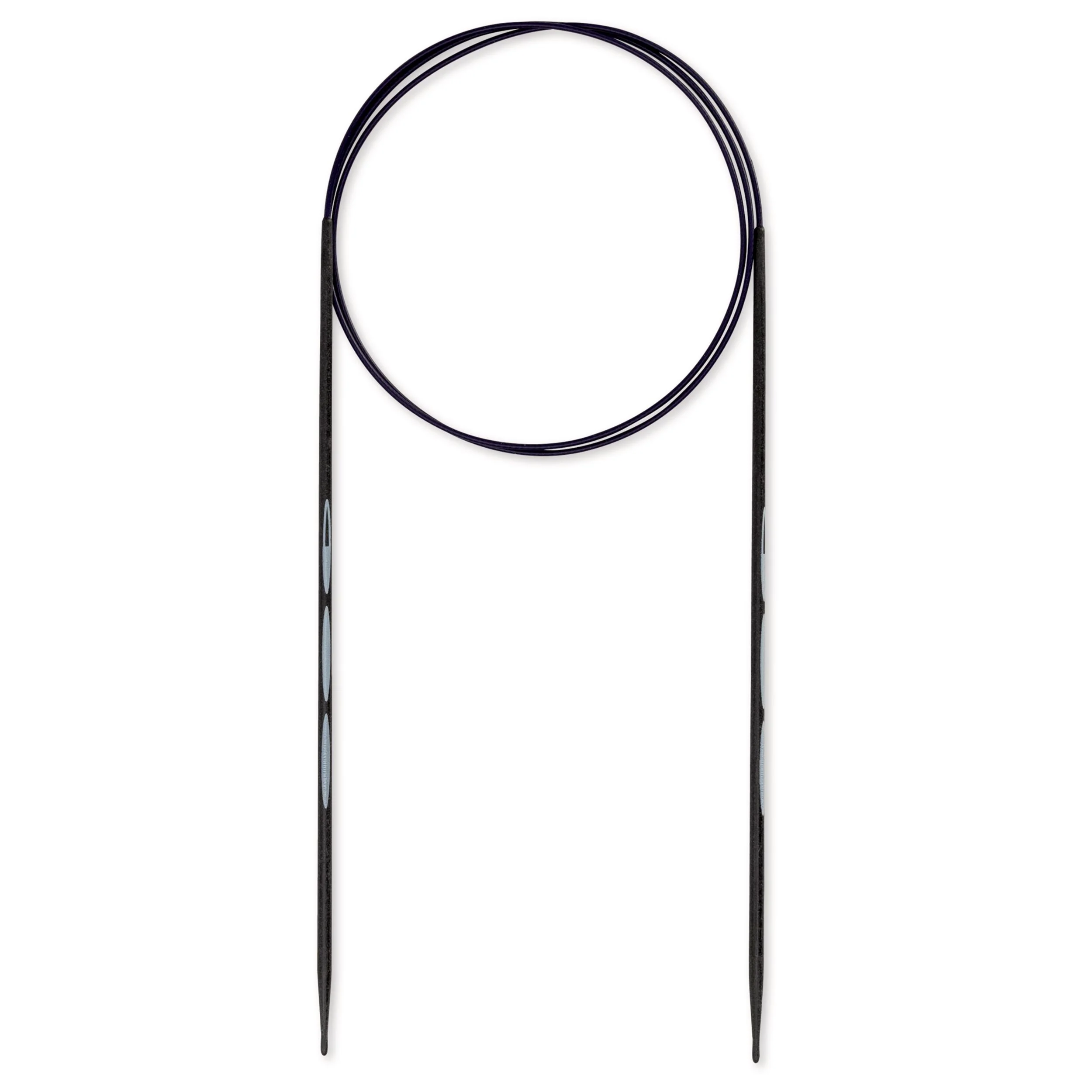 32" Ergonomic Circular Knitting Needles, Carbon, US 1.5 (2.5mm) - Image 2