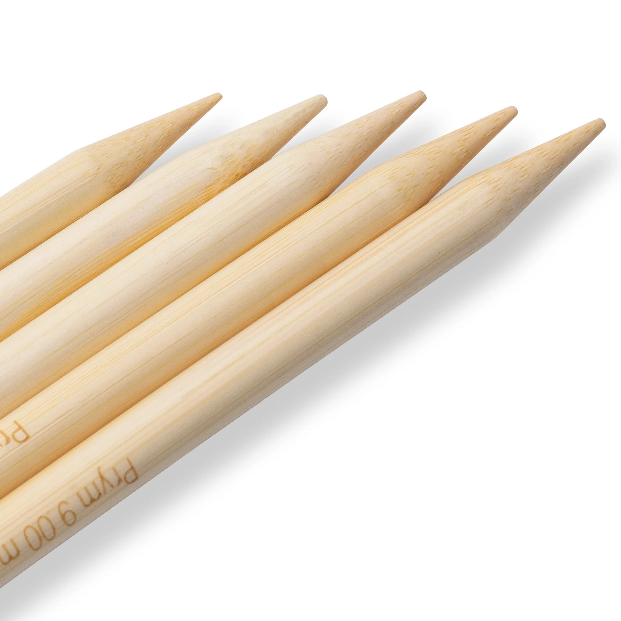 8" Double Point Knitting Needles, Bamboo, US 13 (9mm) - Image 3