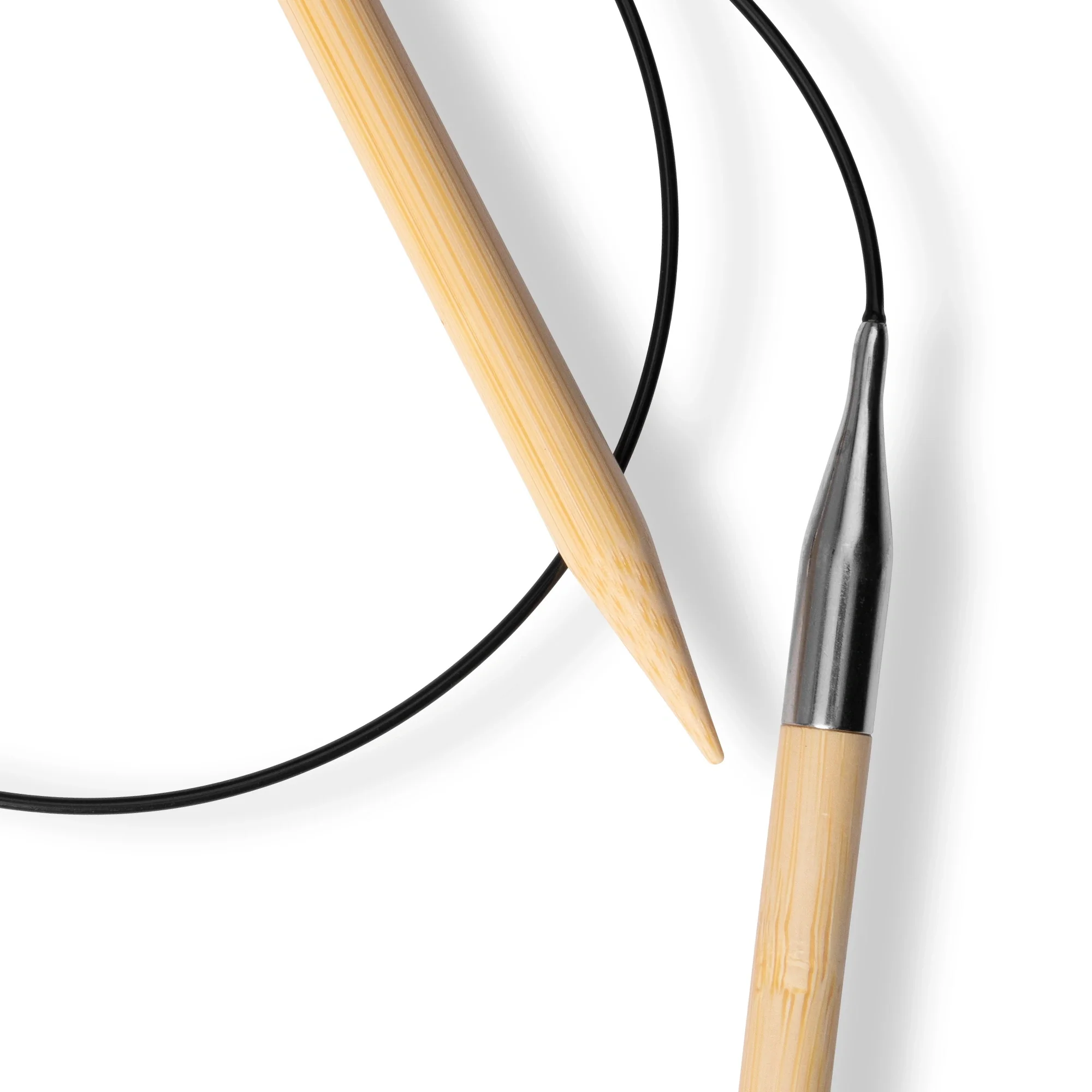 32" Circular Knitting Needles, Bamboo, US 11 (8mm) - Image 3