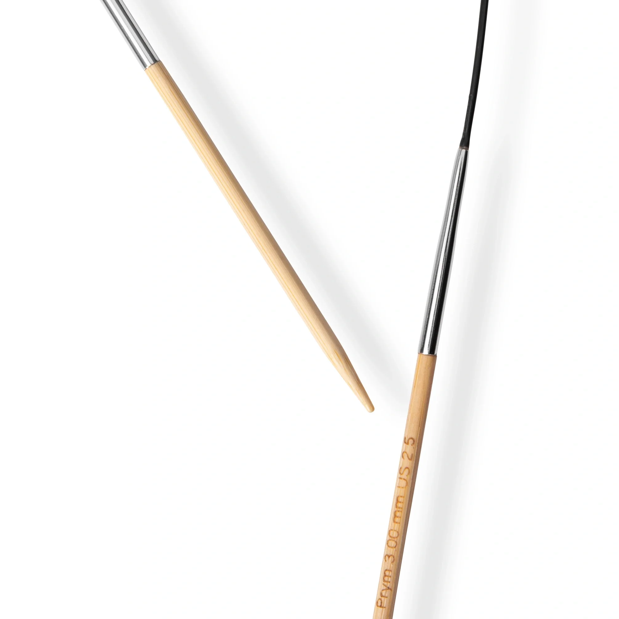 16" Circular Knitting Needles, Bamboo, US 2.5 (3mm) - Image 3