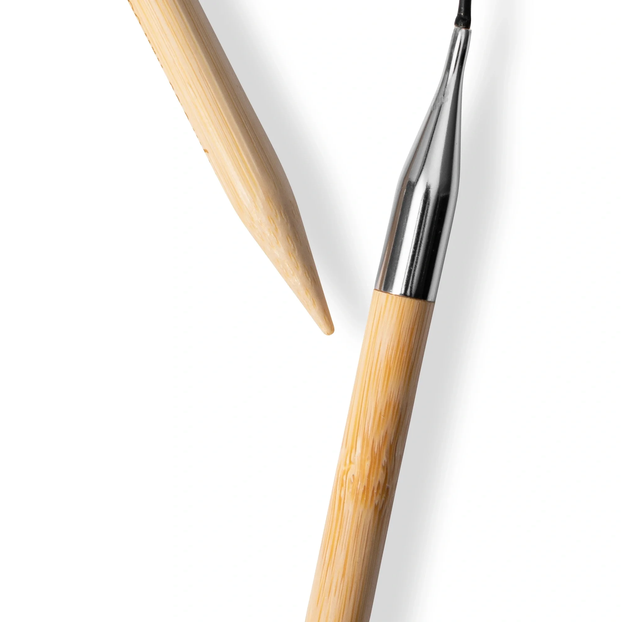 16" Circular Knitting Needles, Bamboo, US 11 (8 mm) - Image 3
