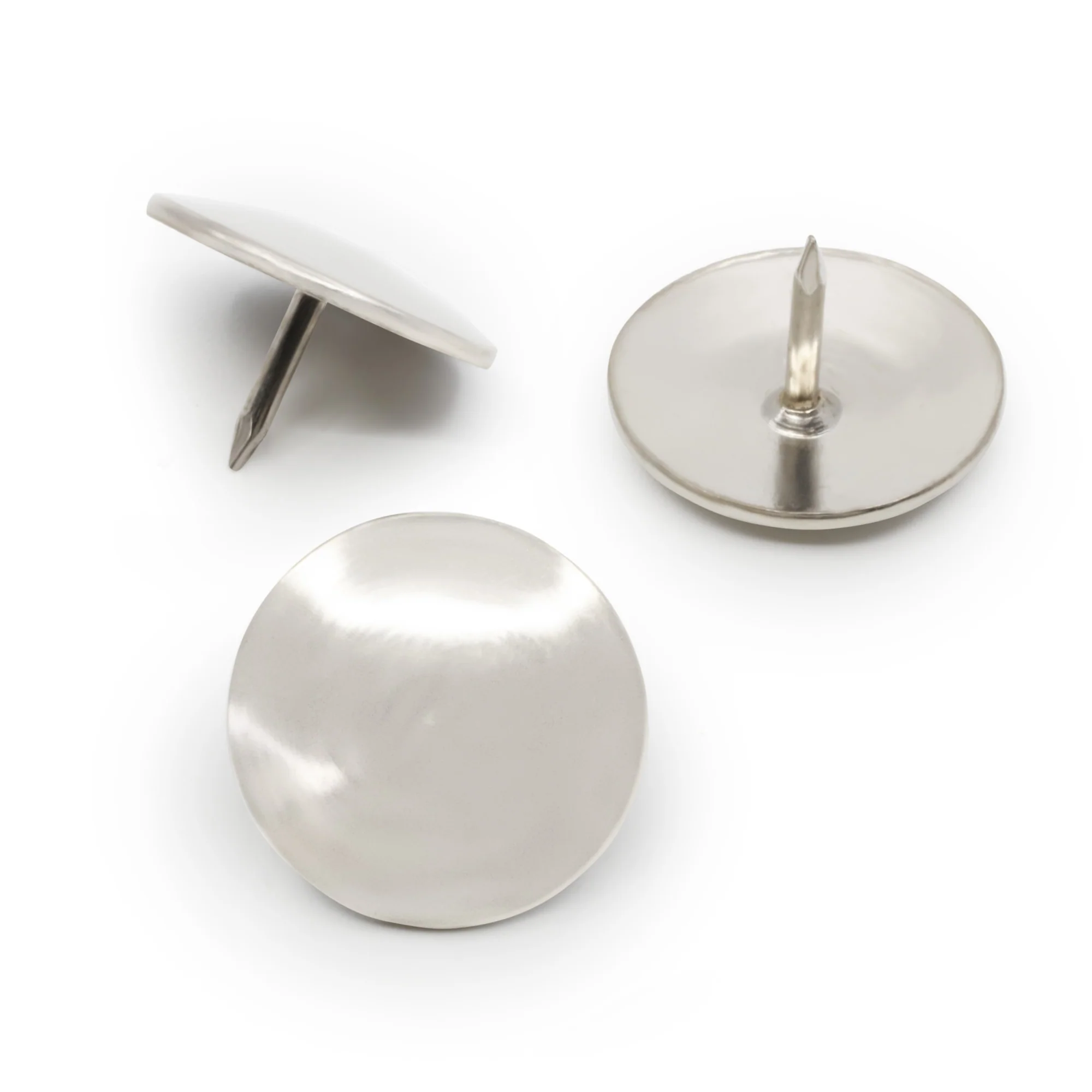 Extra-Large Thumb Tacks, Silver, 65 pc - Image 4