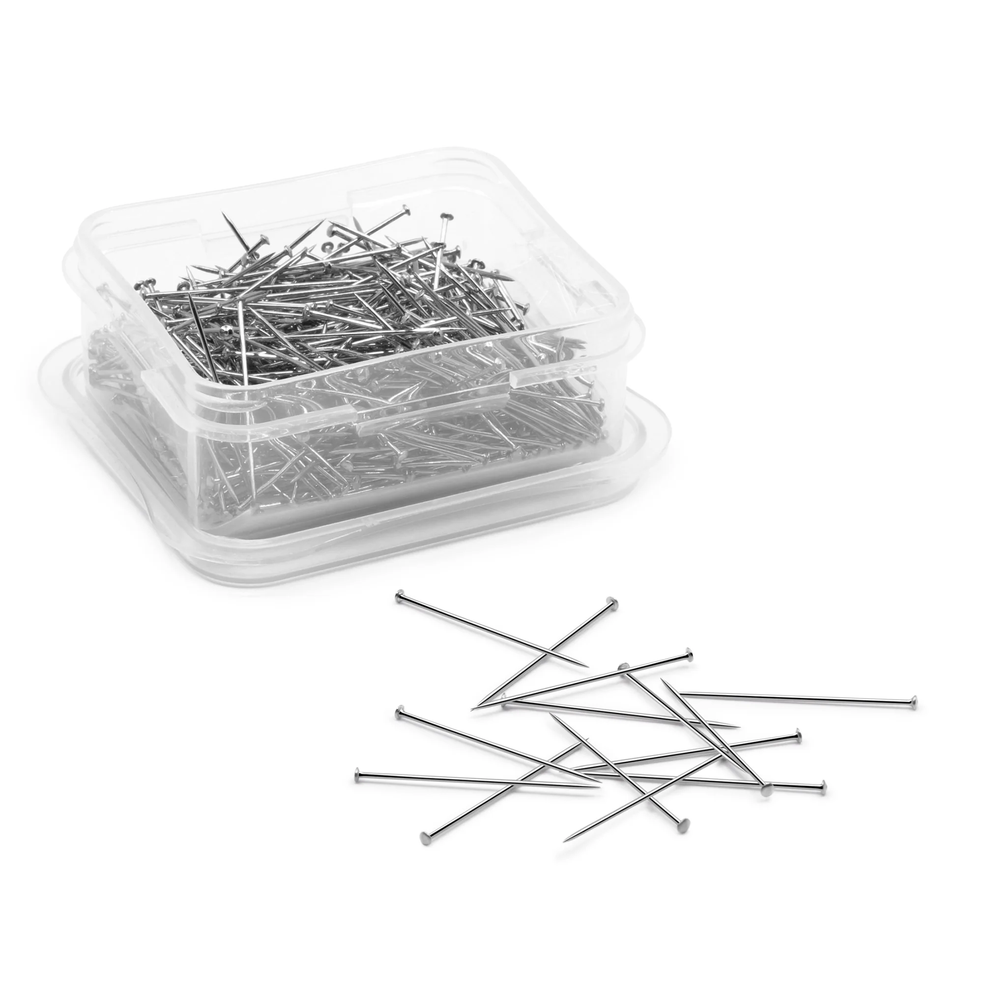 1-1/16" Satin Pins, Nickel, 500 pc - Image 3