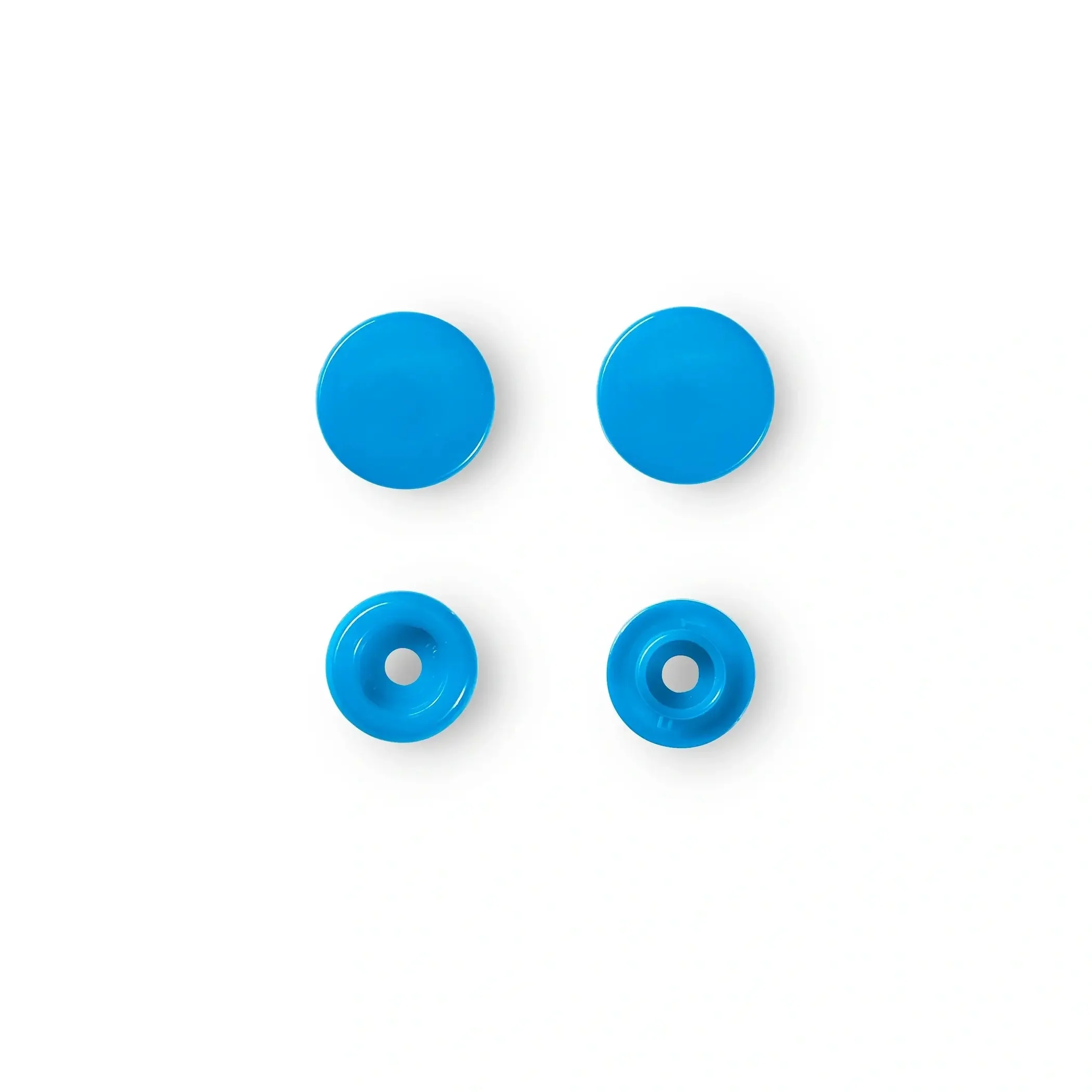 Color Snaps, round, 12.4 mm, 30 pcs, Steel Blue - Image 2