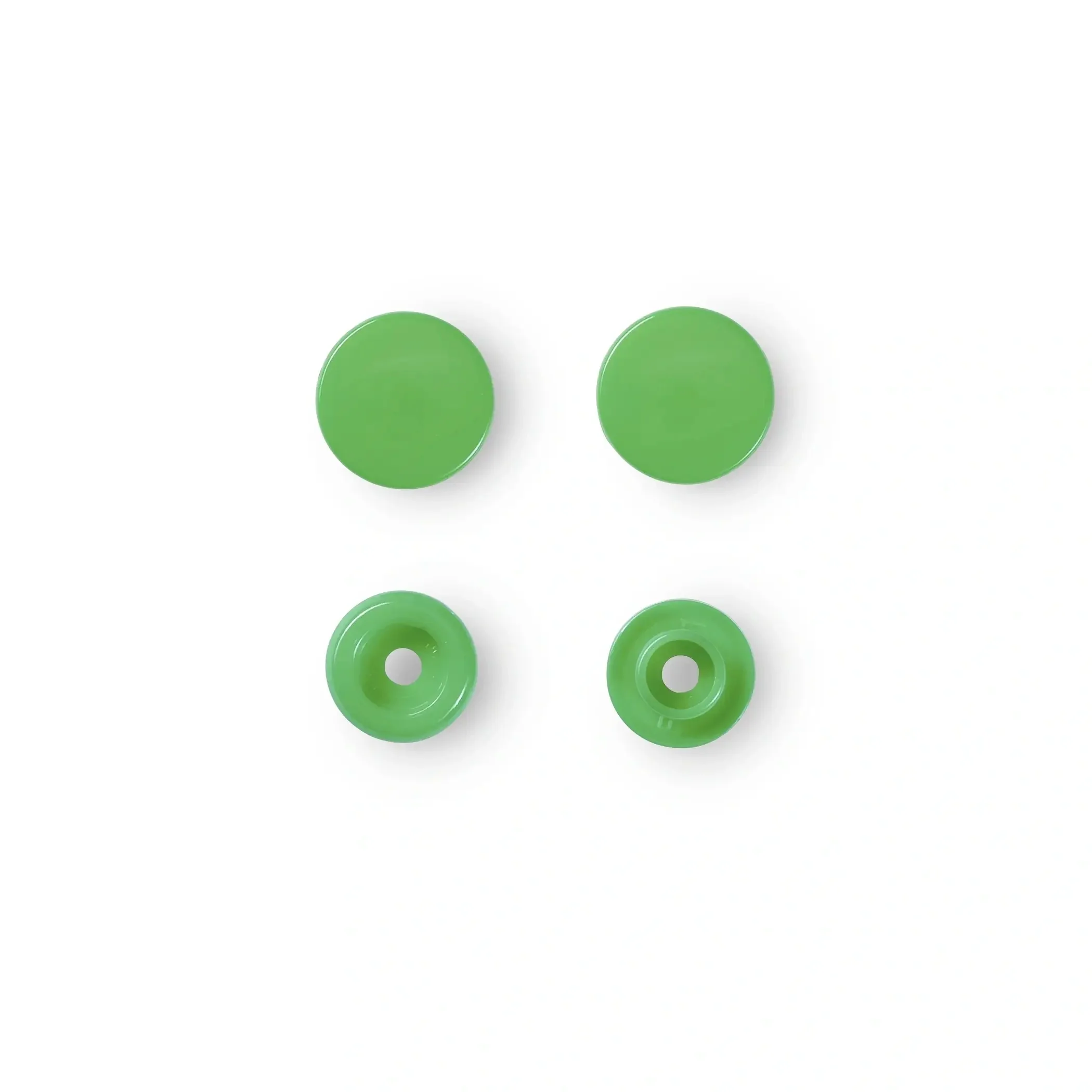 Color Snaps, round, 12.4 mm, 30 pcs, Light Green - Image 2