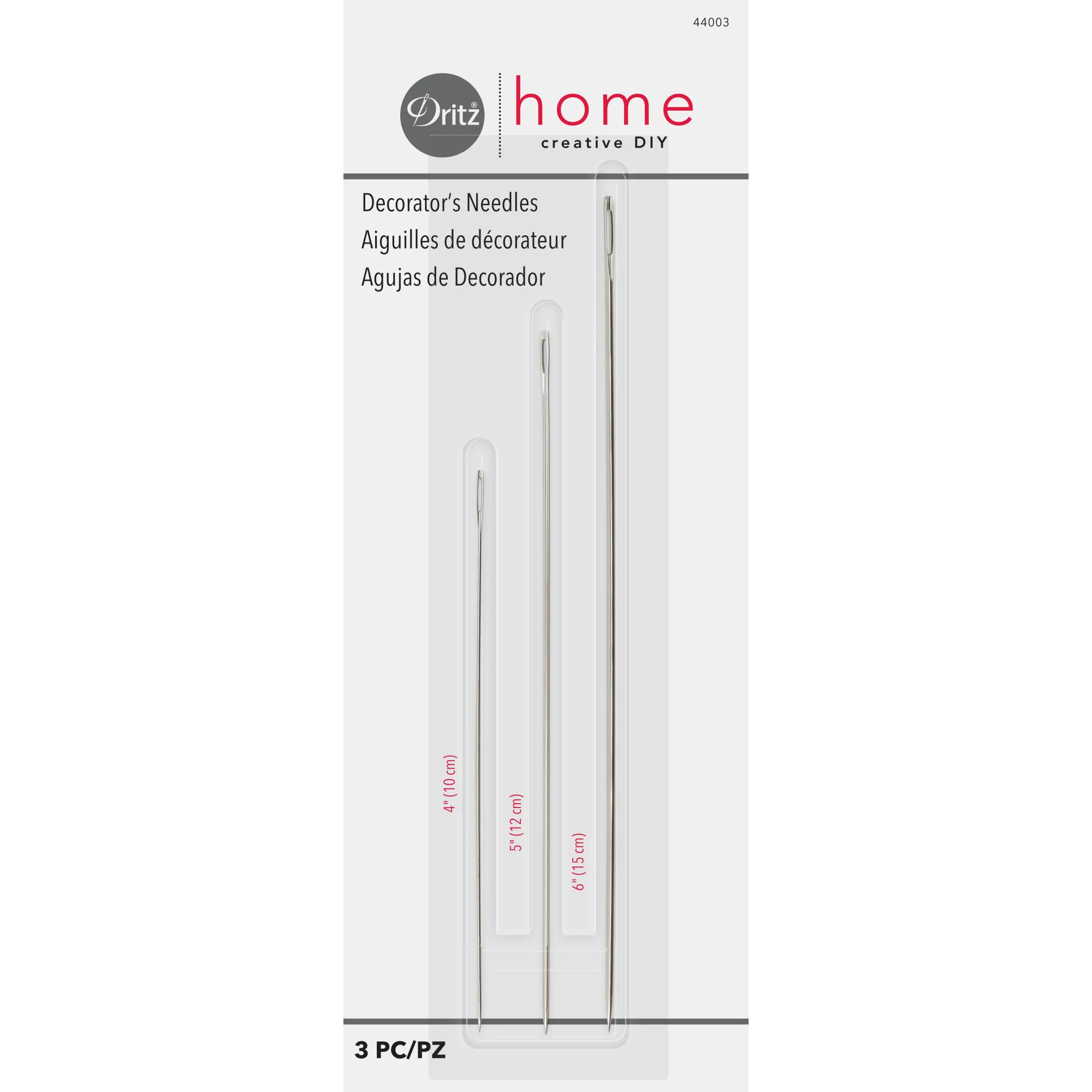 Decorators Needles, Assorted, 3 pc