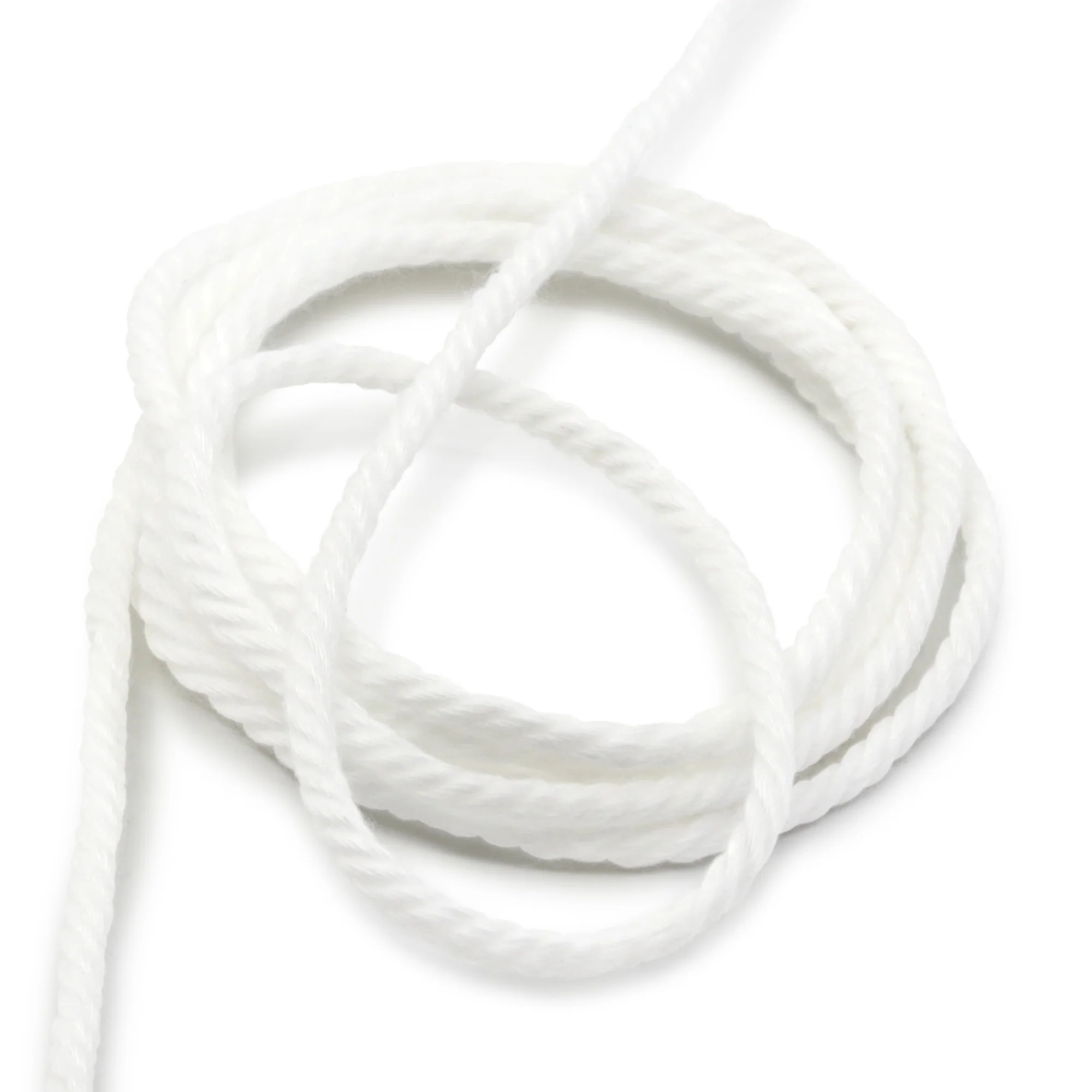 3/32" Cable Cord, White, 10 yd - Image 2