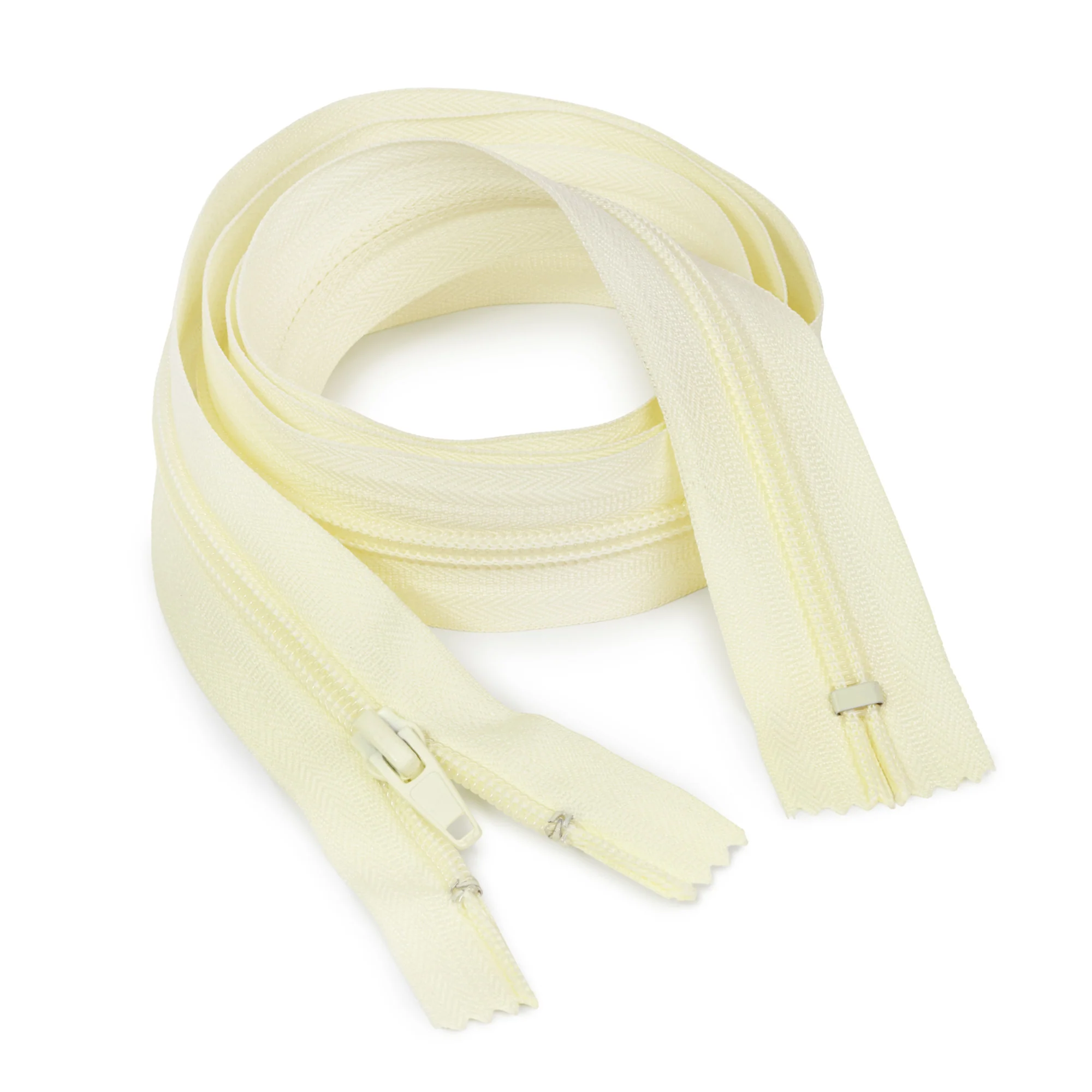 Upholstery Zipper, Cream, 1-1/4 yd - Image 3