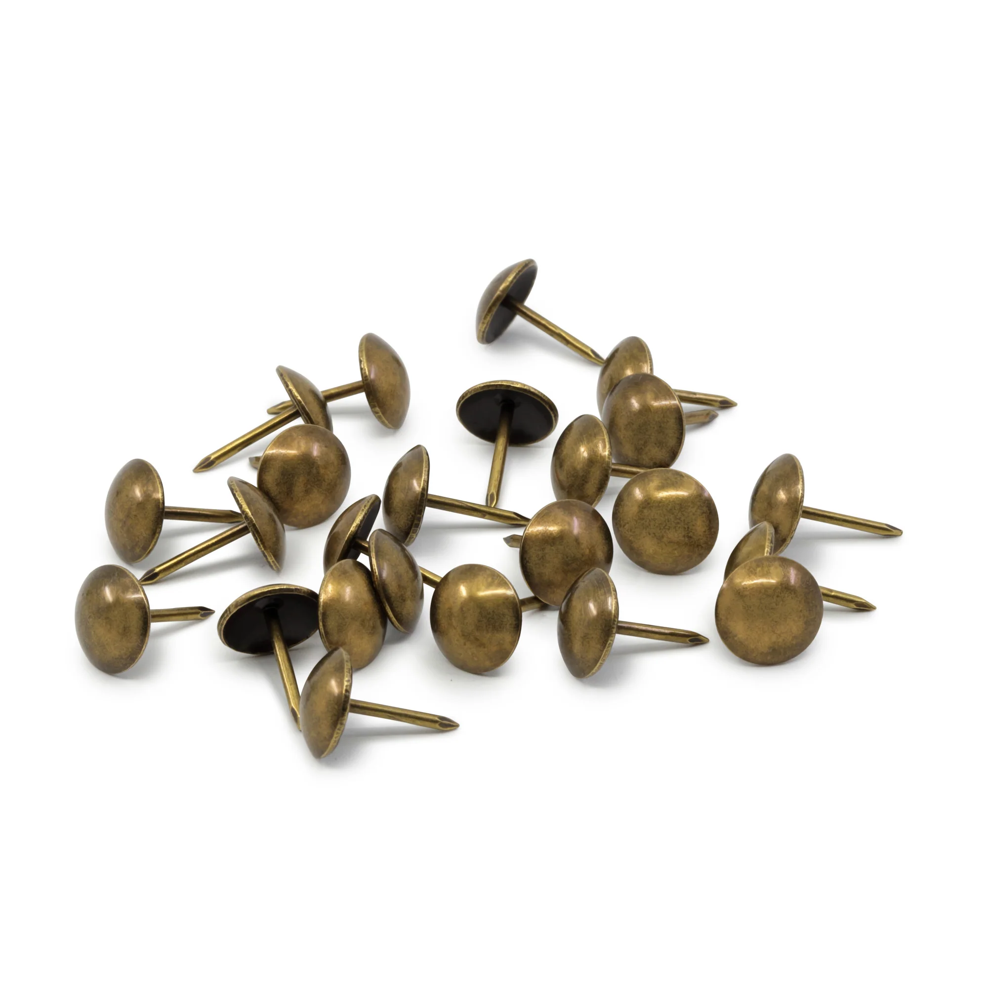 7/16" Smooth Decorative Nails, Antique Brass, 300 pc - Image 3