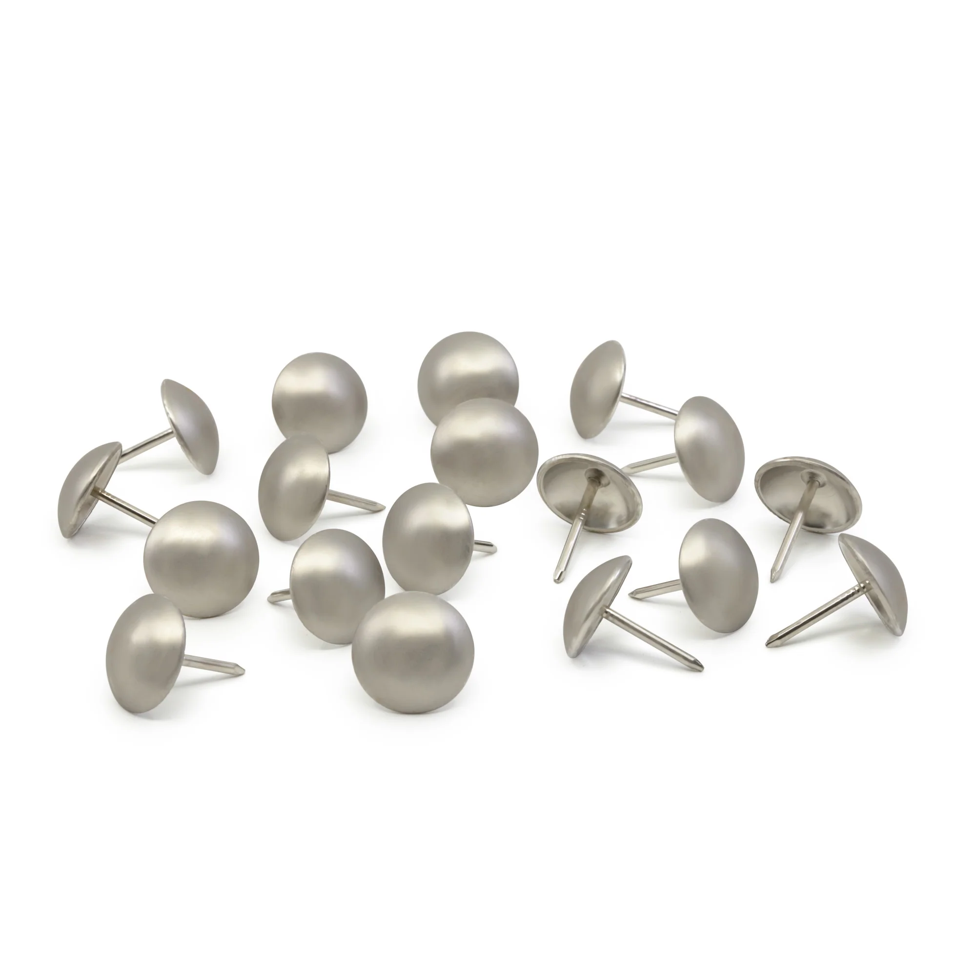 5/8" Smooth Decorative Nails, Nickel, 18 pc - Image 3