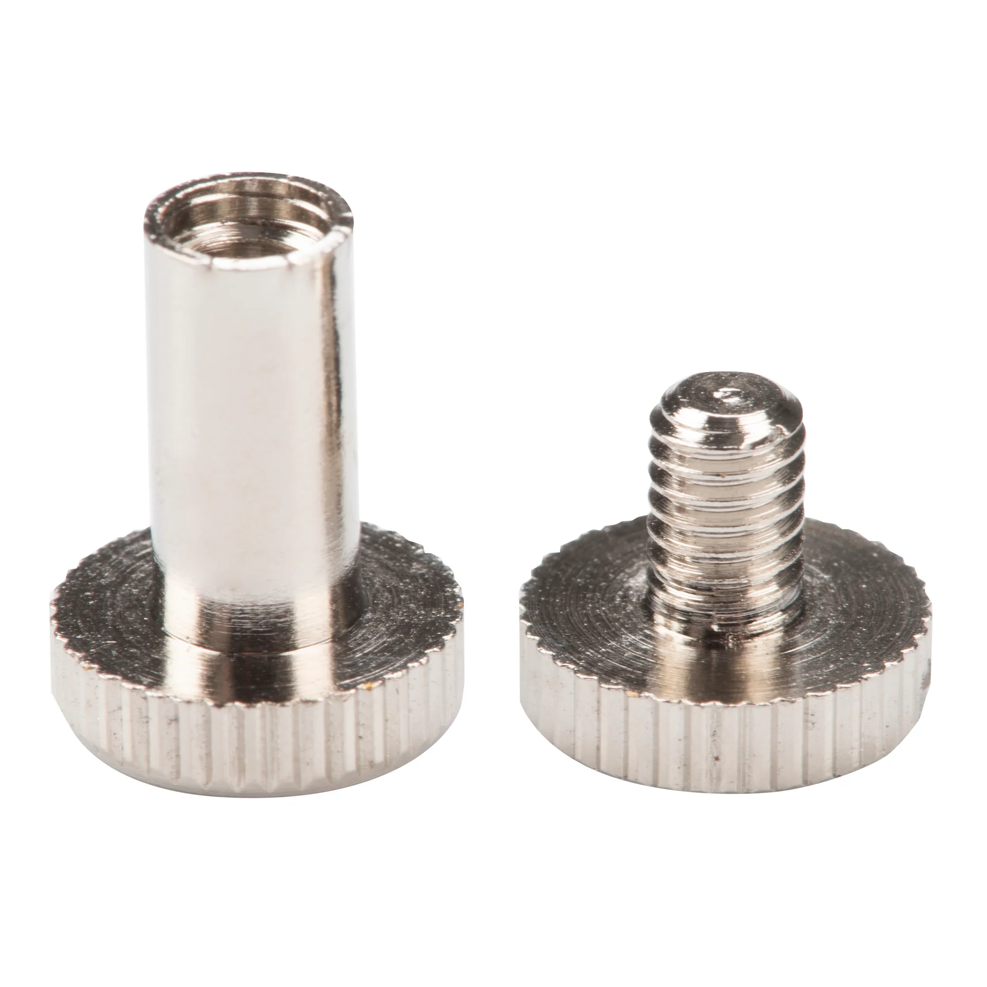 Short Post Chicago Screws, Nickel, 3 pc - Image 4
