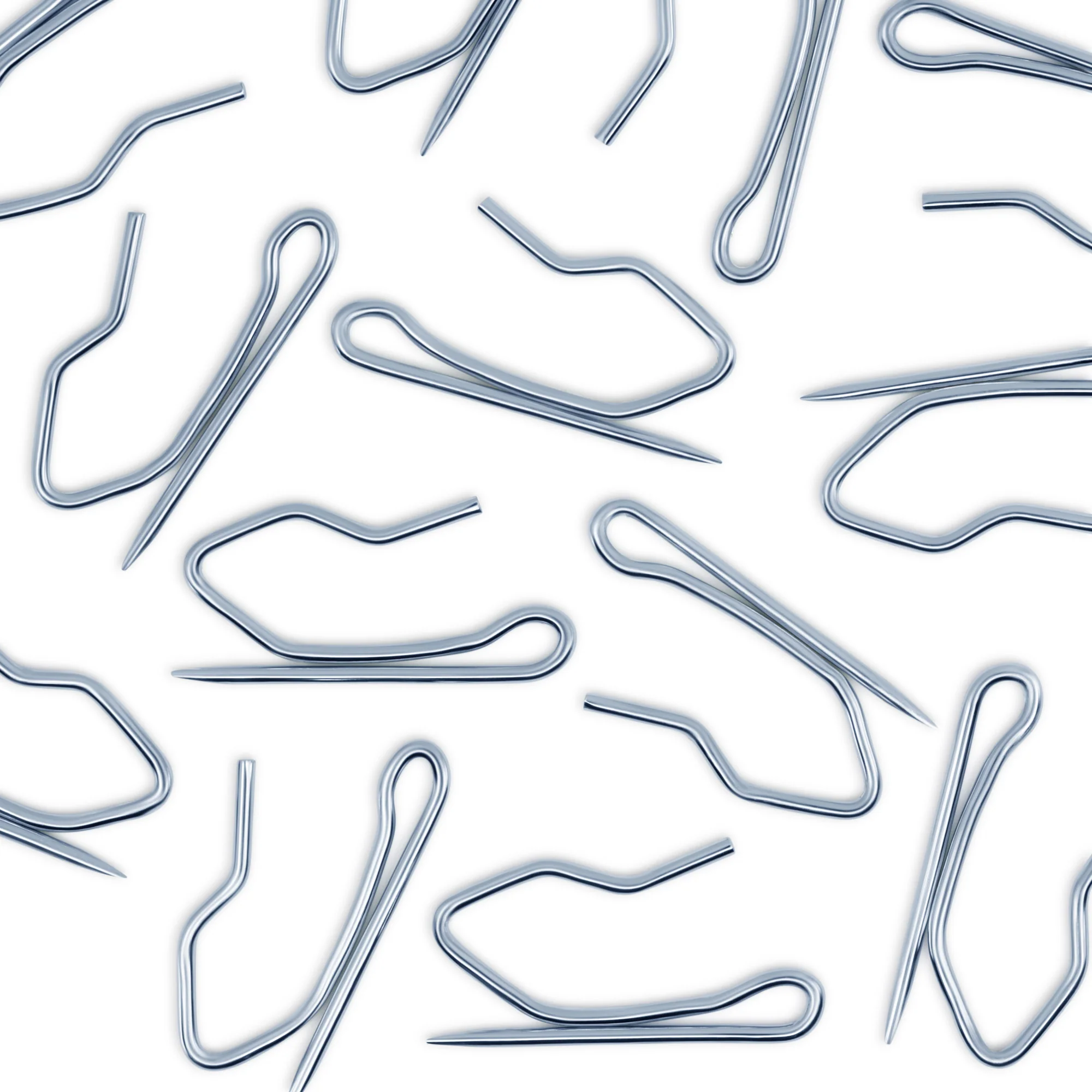 Pin-On Hooks, Silver, 56 pc - Image 4