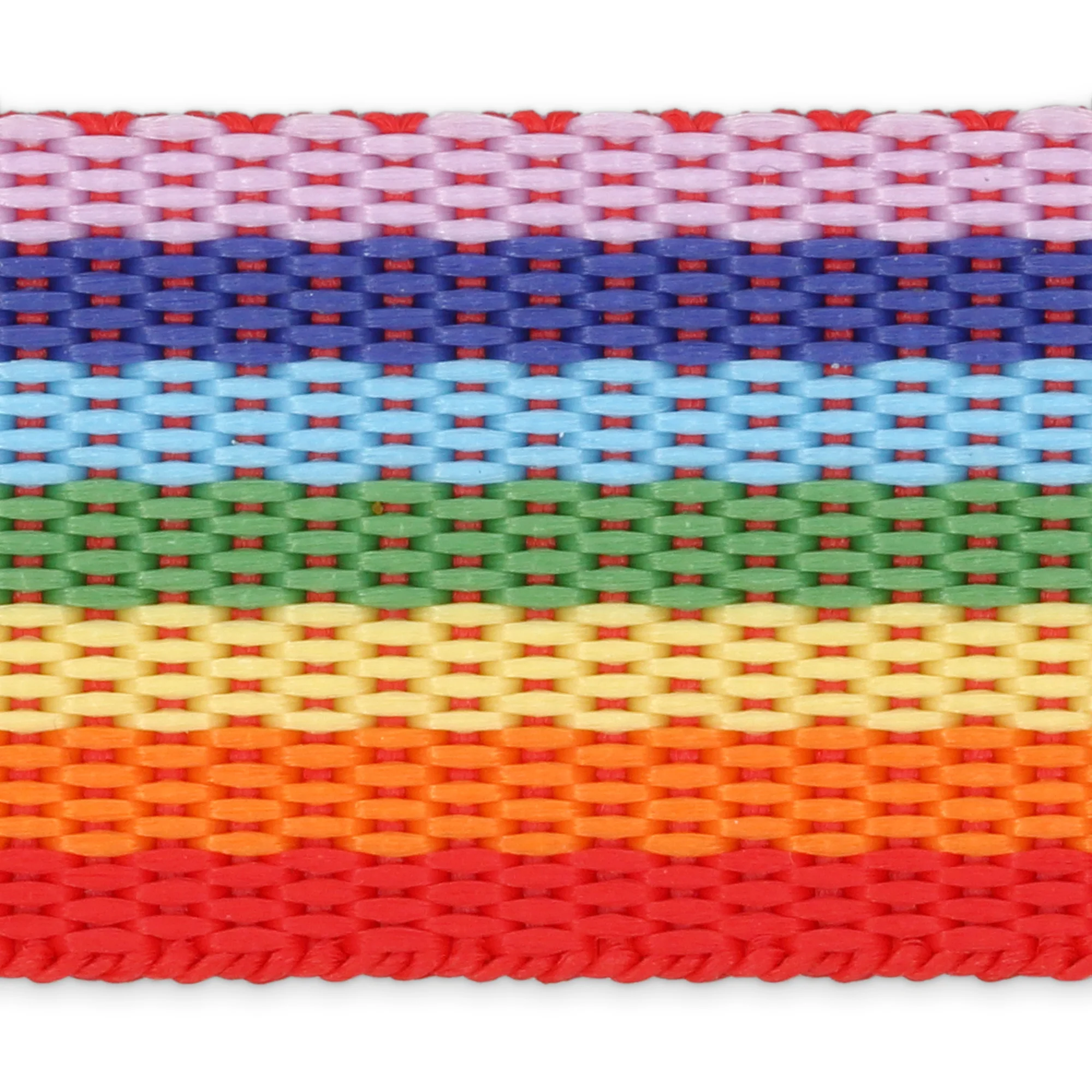 1" Polypro Belting & Strapping, Rainbow, 60" Long - Image 3