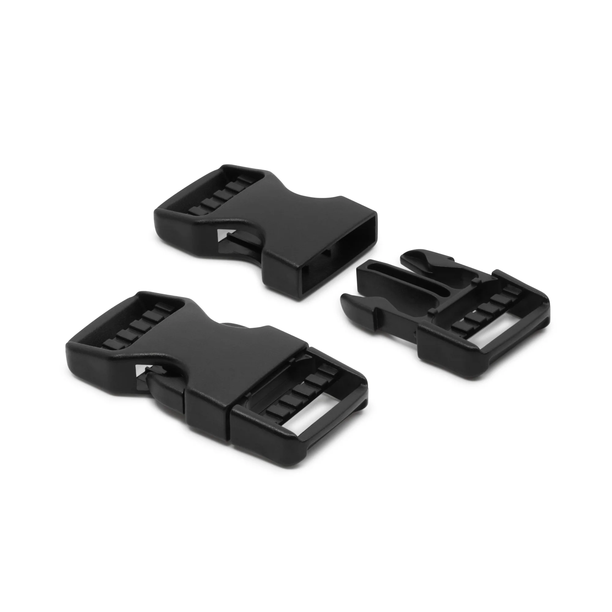 1" Parachute Buckle, Black - Image 3