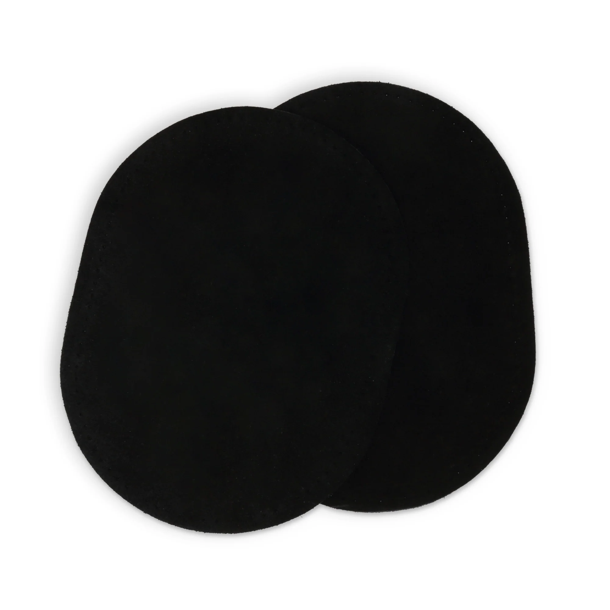 Suede Cowhide Elbow Patches, 2 pc, Black - Image 2