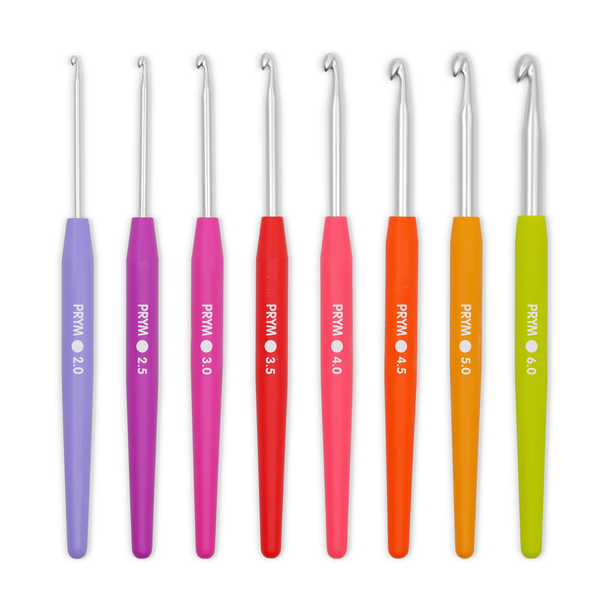 Soft Grip Aluminum Crochet Hook Set, 2-6mm - Image 2