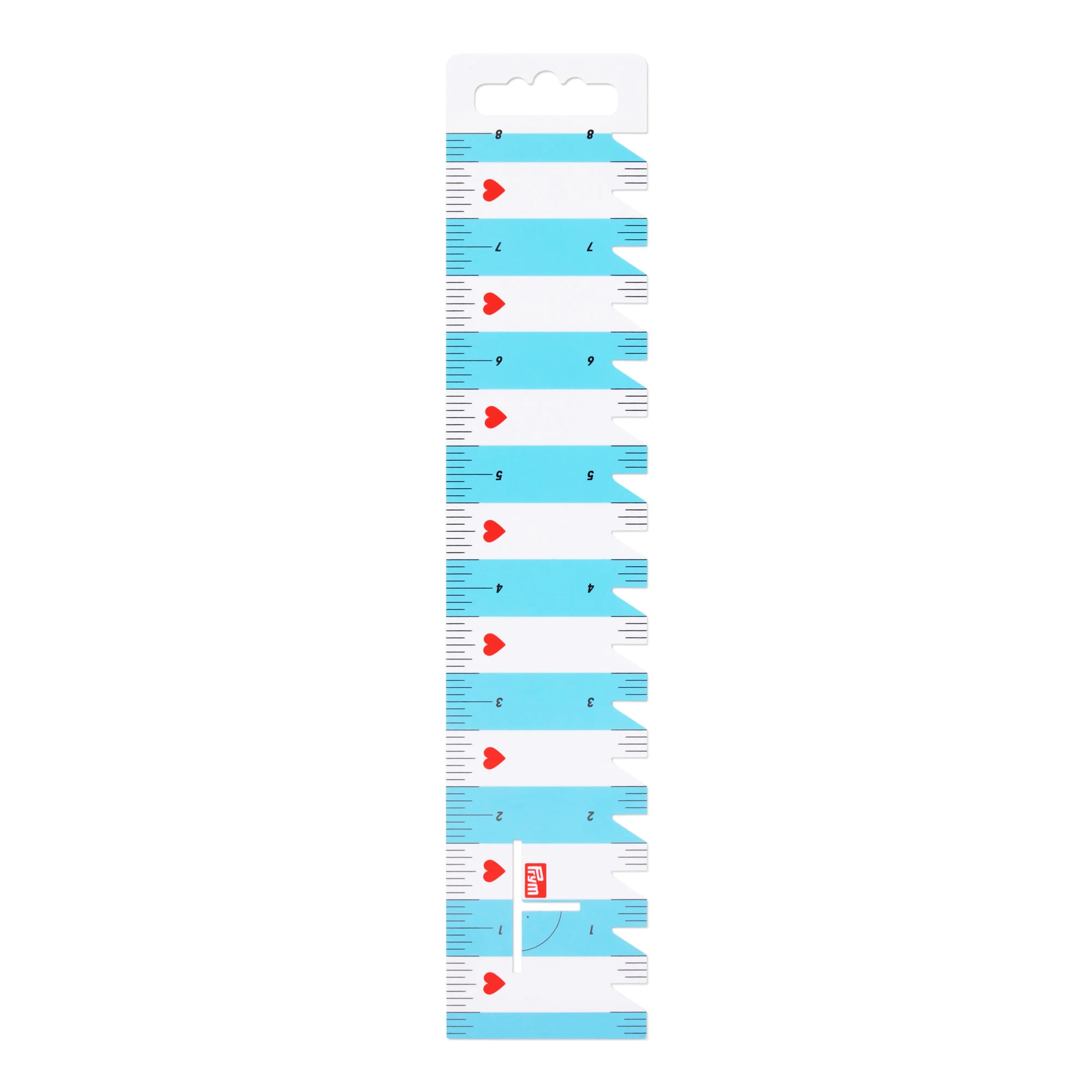 8" Flexible Ruler, Turquoise - Image 2