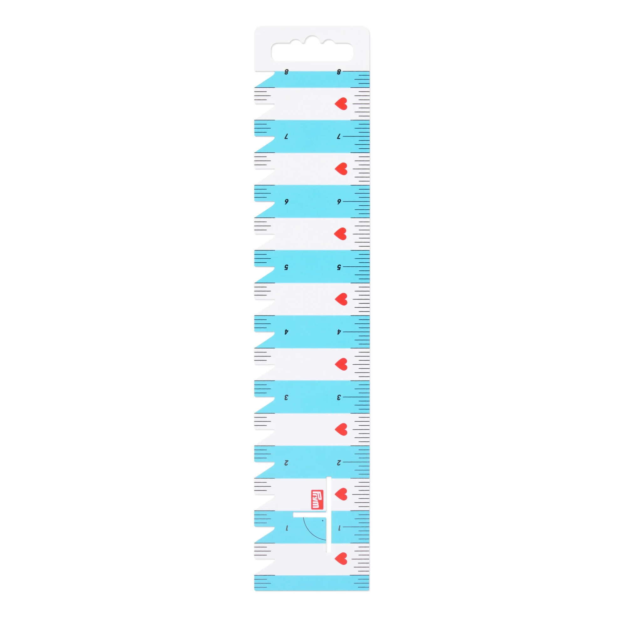 8" Flexible Ruler, Turquoise - Image 3