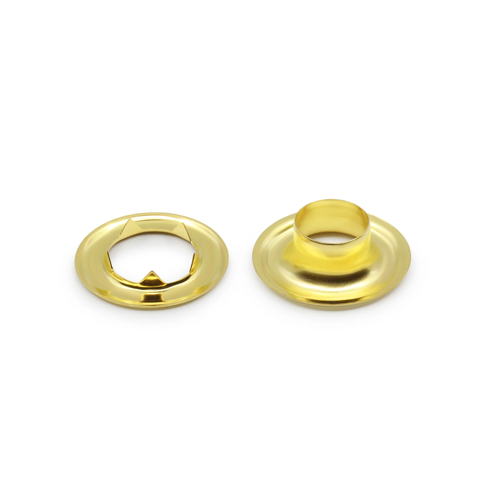 7/16" Extra-Large Eyelets, 10 Sets, Brass - Image 4