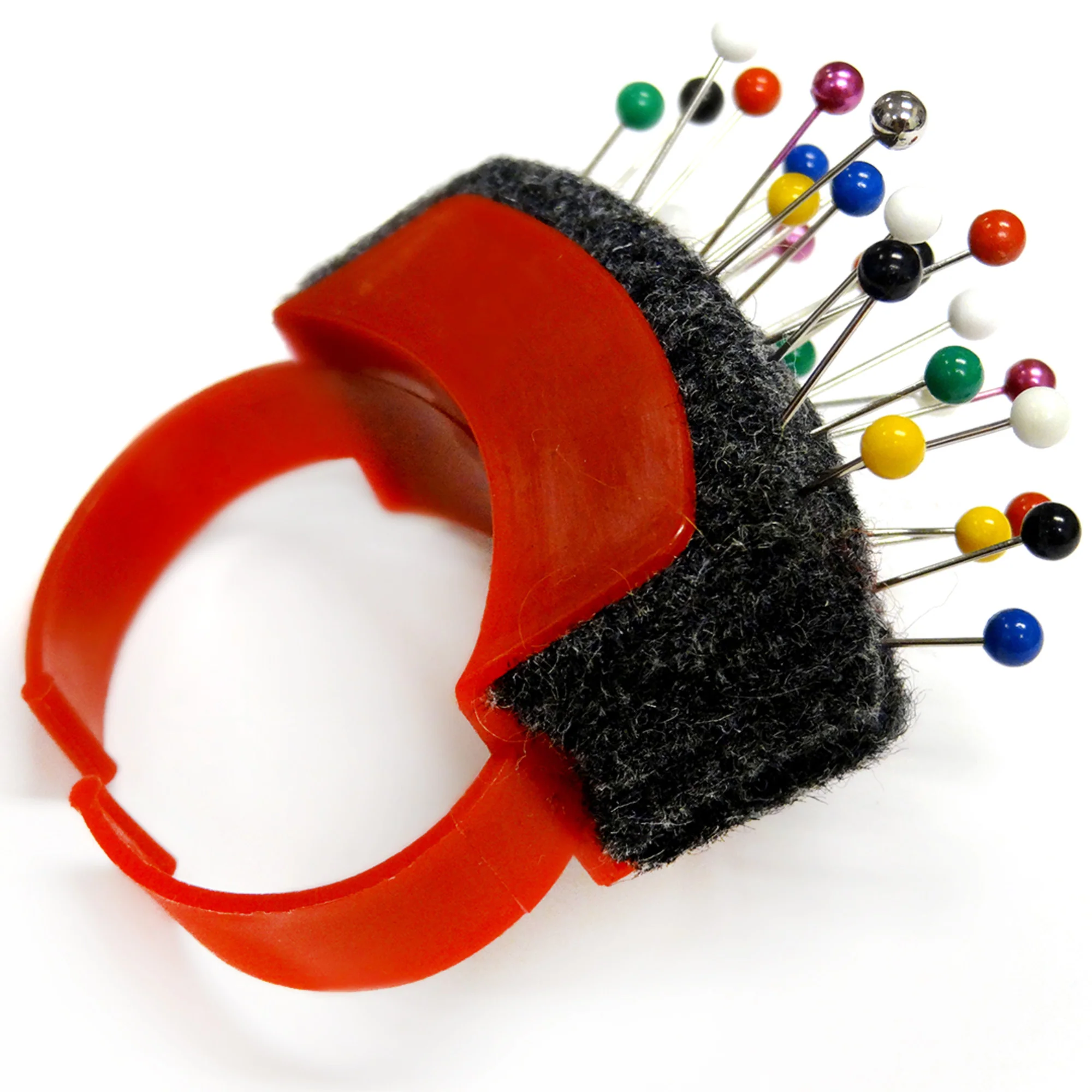 Wrist Felt Pin Cushion, Red - Image 2