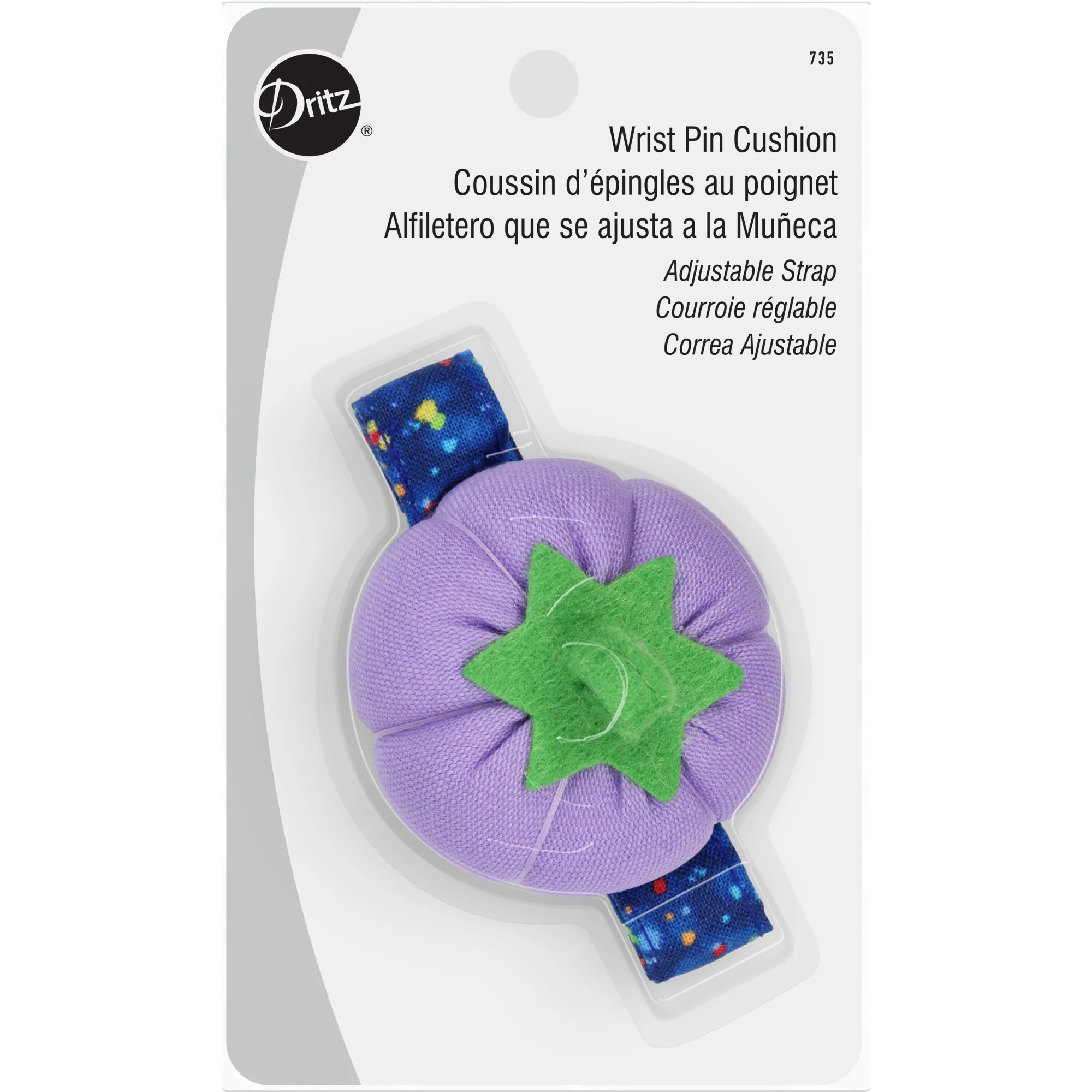 Wrist Tomato Pin Cushion with Adjustable Strap, Assorted Colors - Image 3