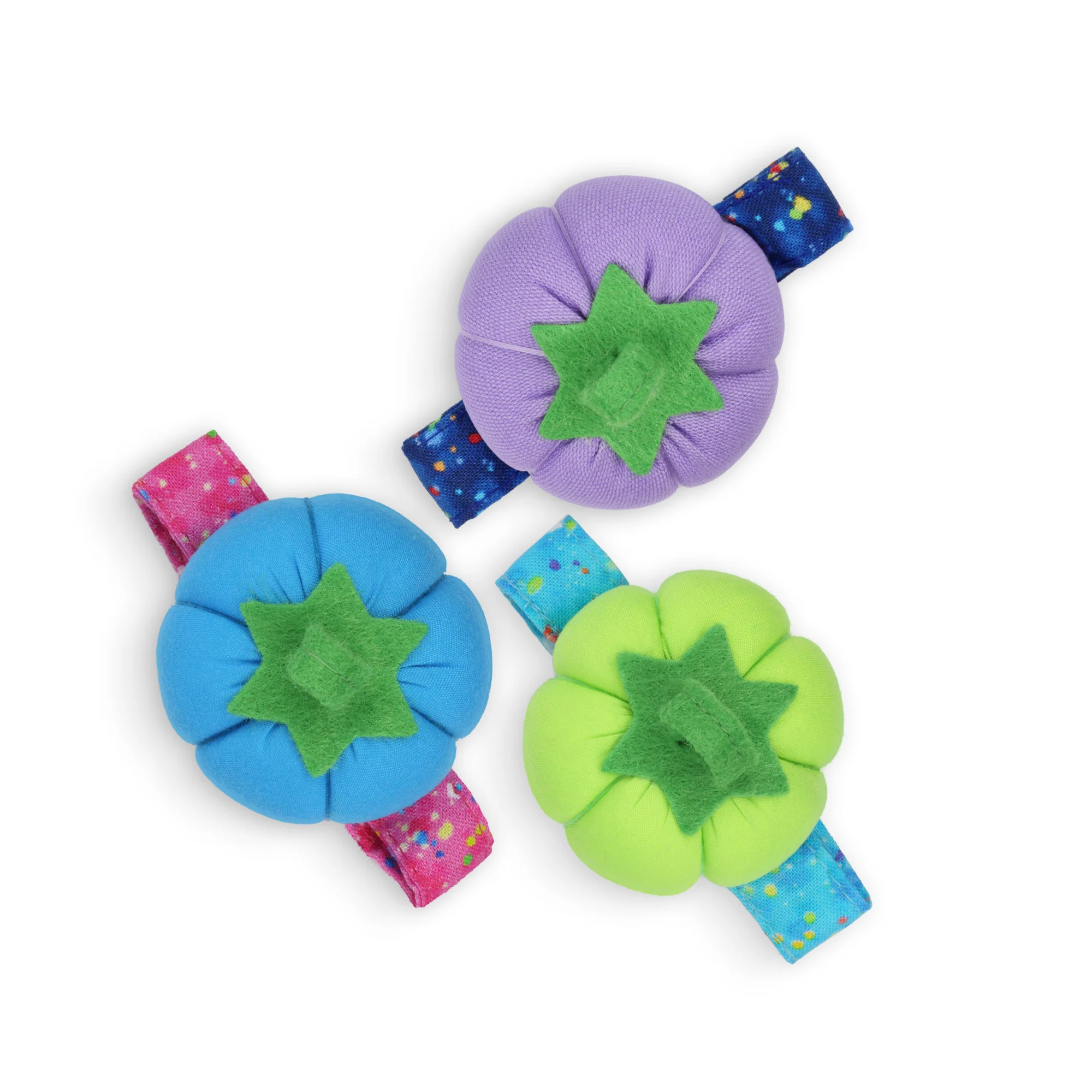 Wrist Tomato Pin Cushion with Adjustable Strap, Assorted Colors - Image 4