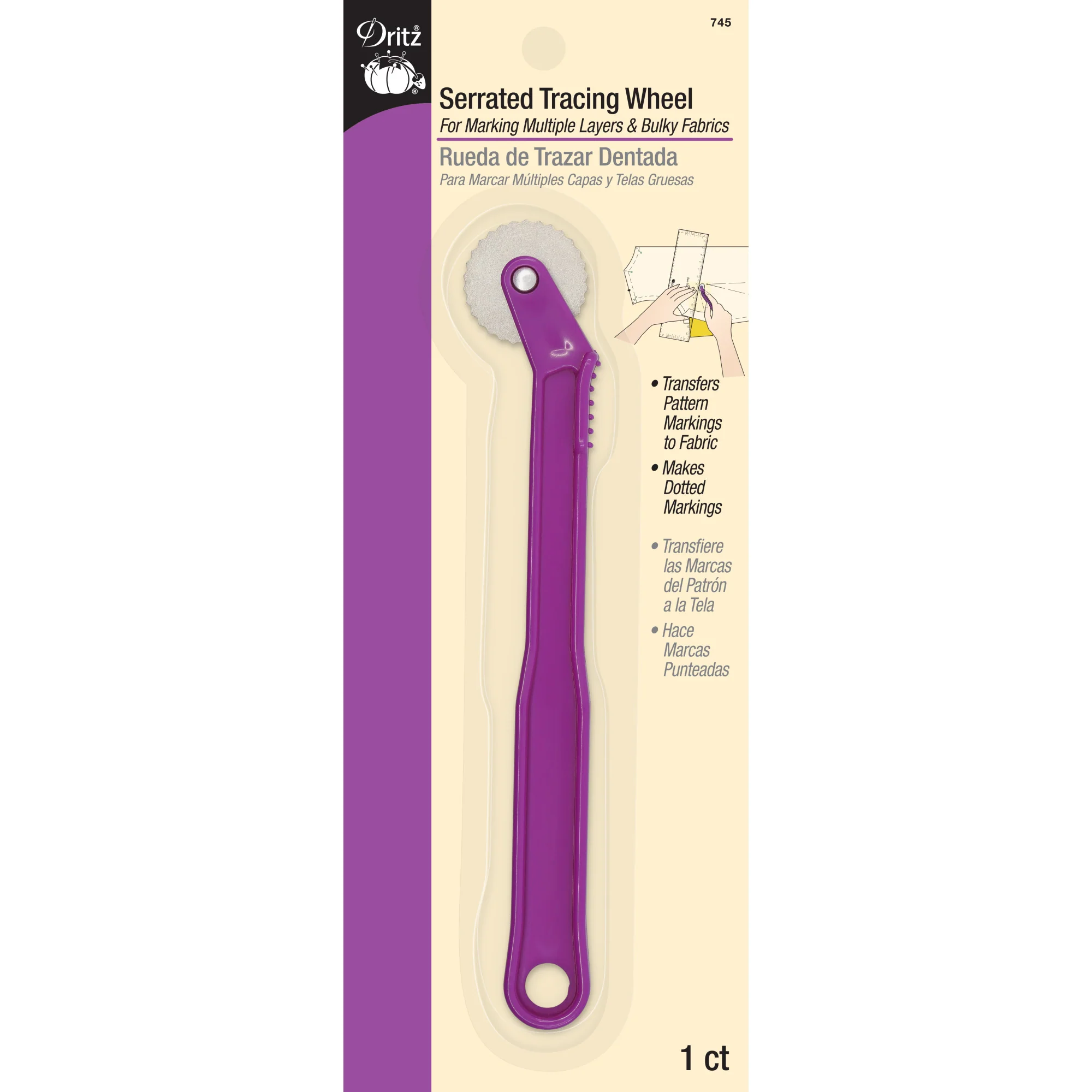 Serrated Tracing Wheel