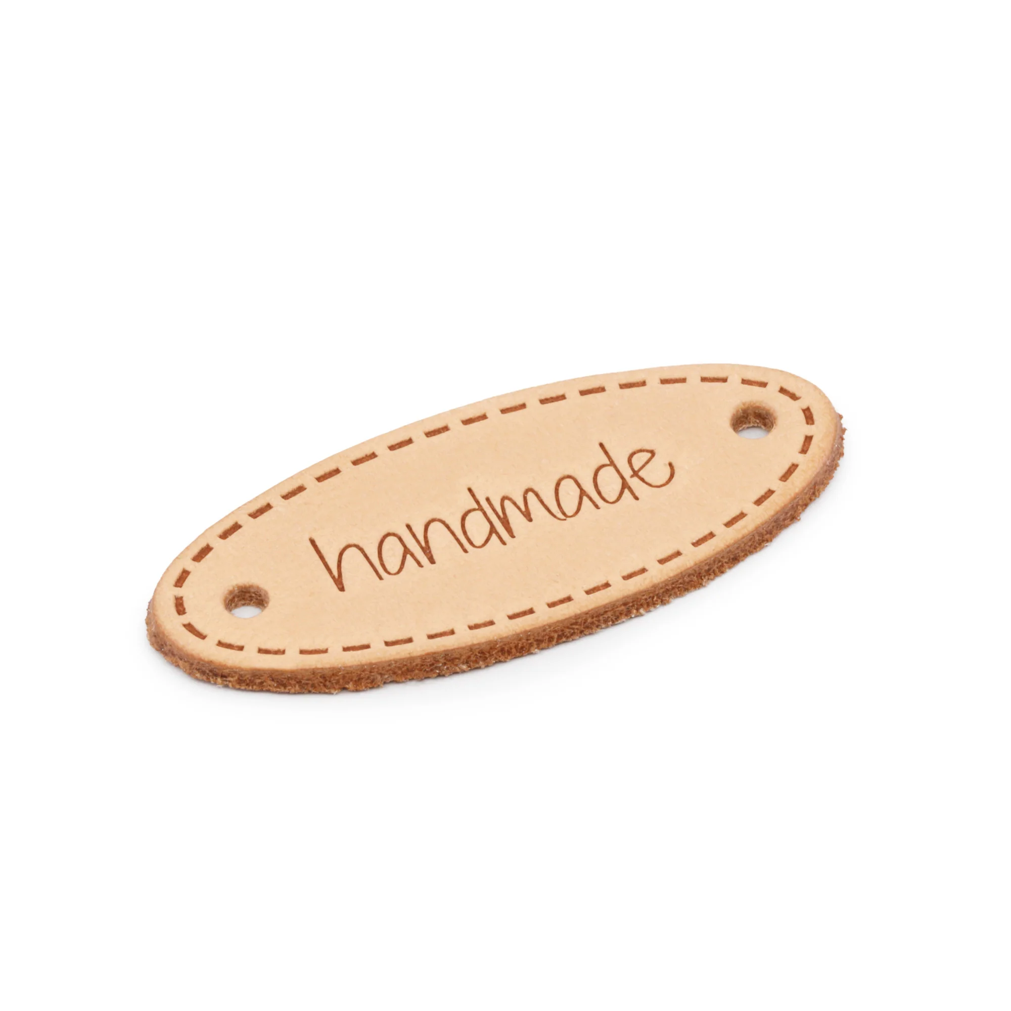 Oval Leather Label - Image 3
