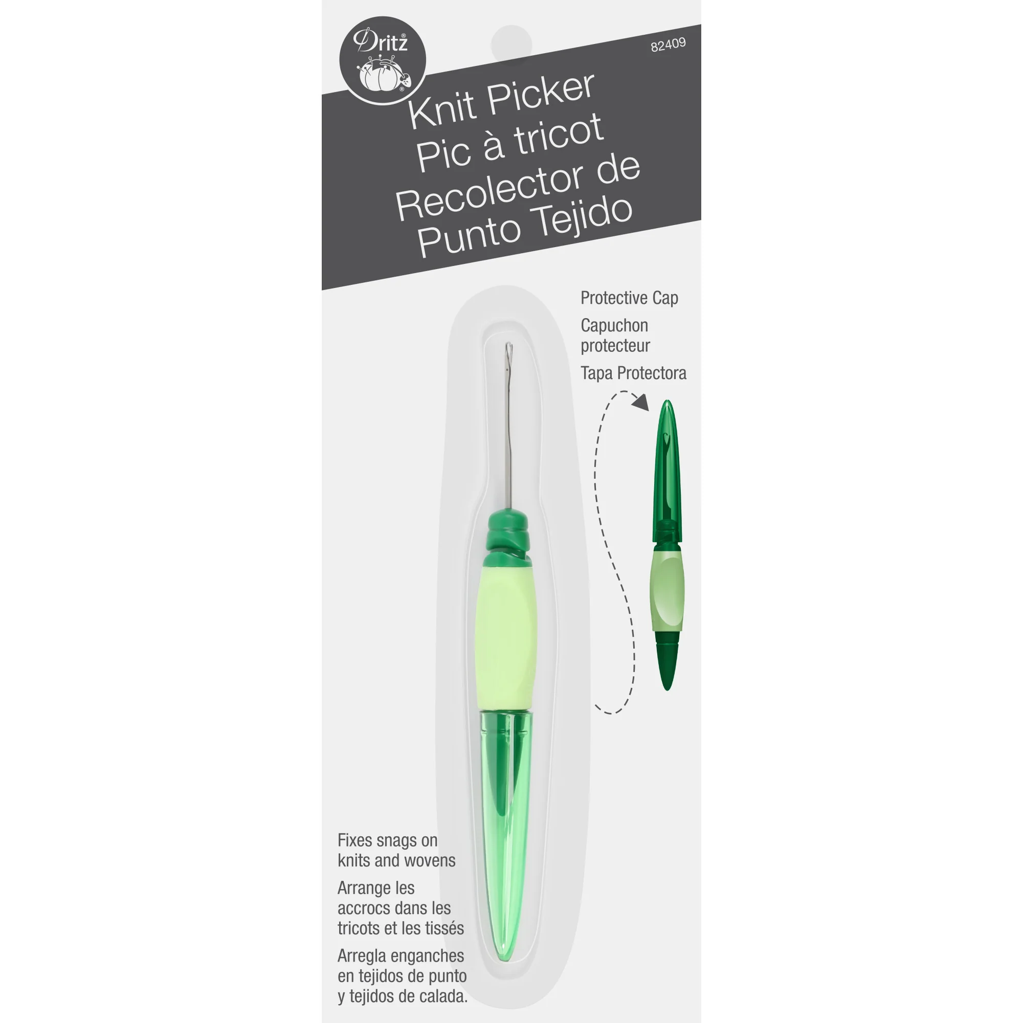 Ergonomic Knit Picker for Snags