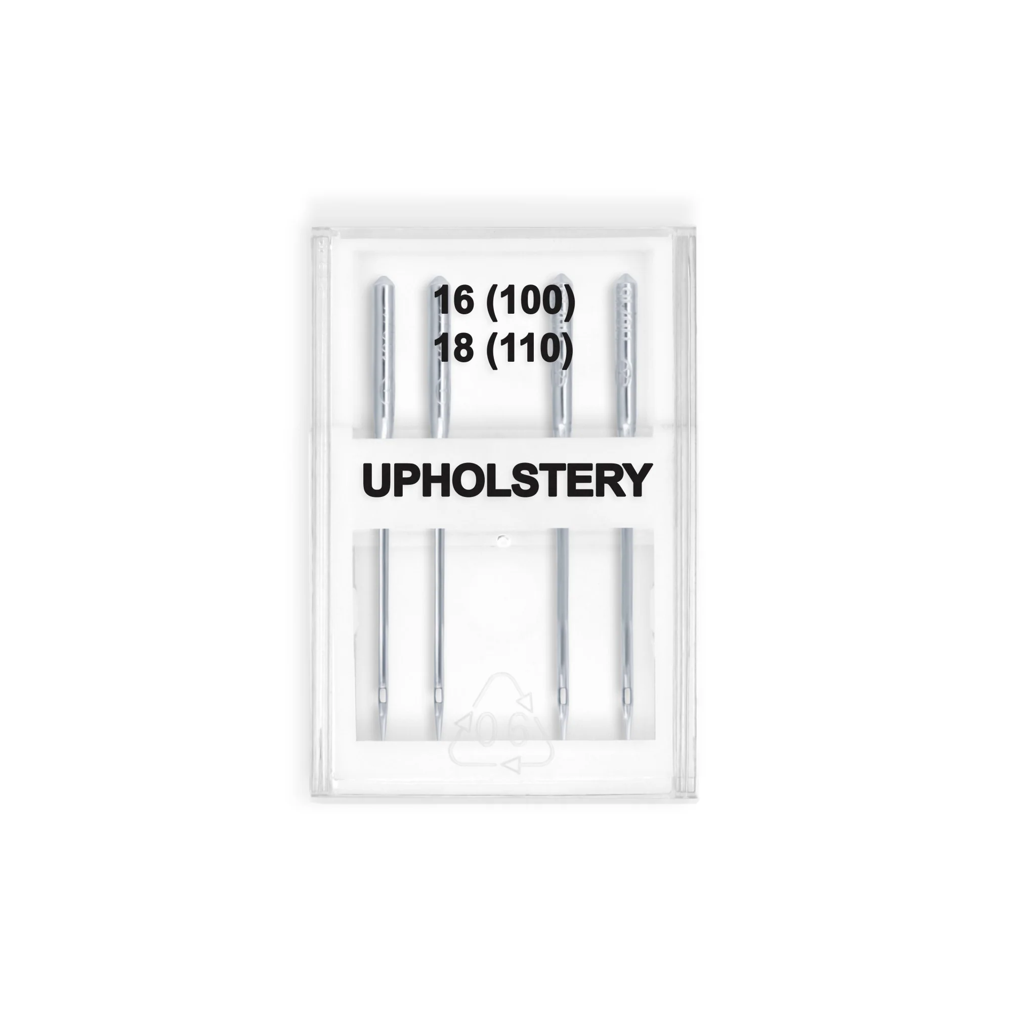 Upholstery Machine Needles, Size 16 & 18, 4 pc - Image 2