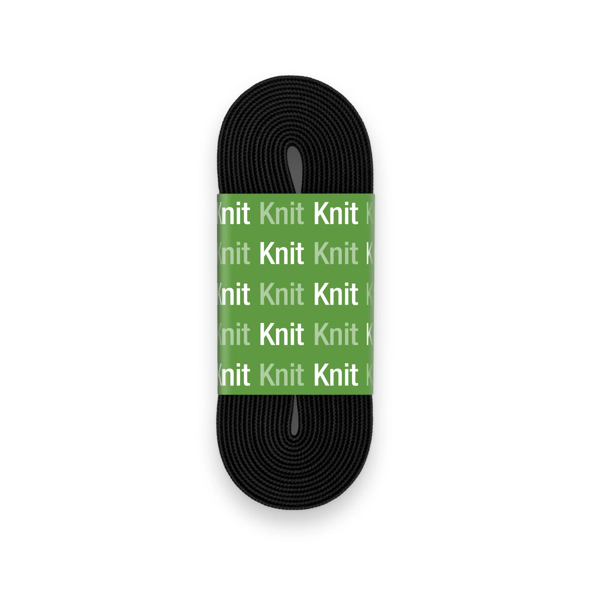 1/4" Knit Elastic, Black, 3 yd - Image 3