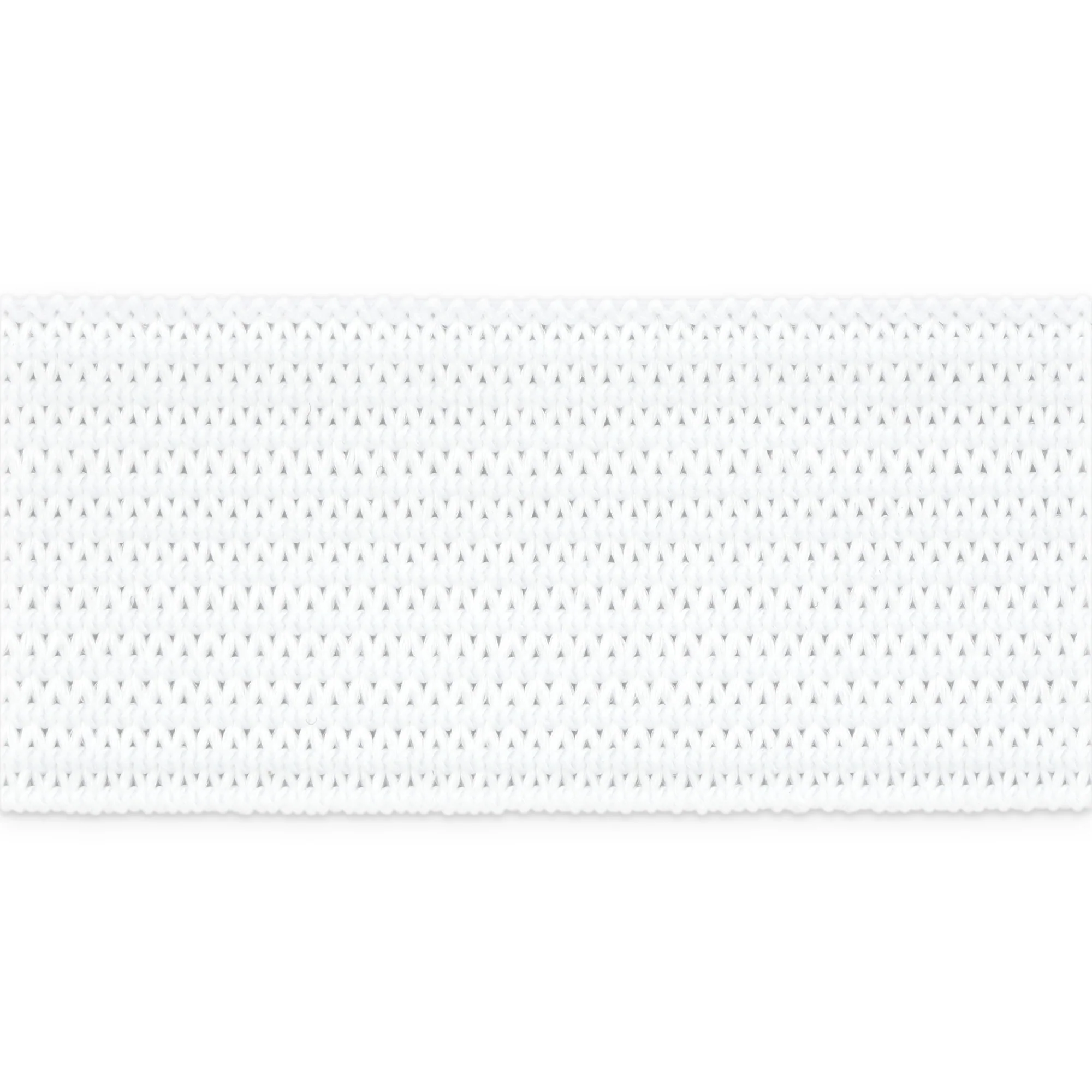 3/4" Knit Non-Roll Elastic, White, 1 yd - Image 4